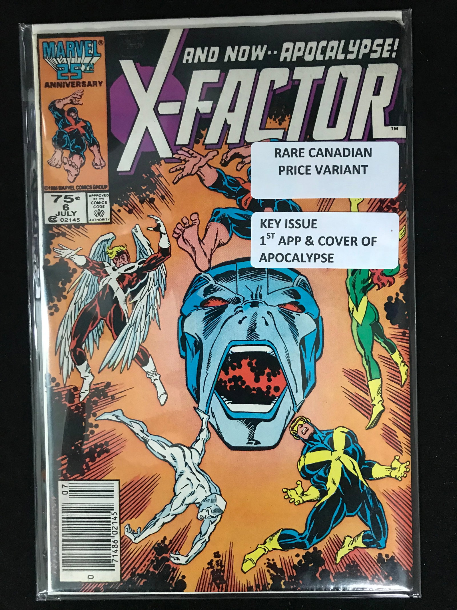 MARVEL COMICS NO.6 X-FACTOR (1ST APP AND COVER OF APOCALYPSE) (1 of 1)