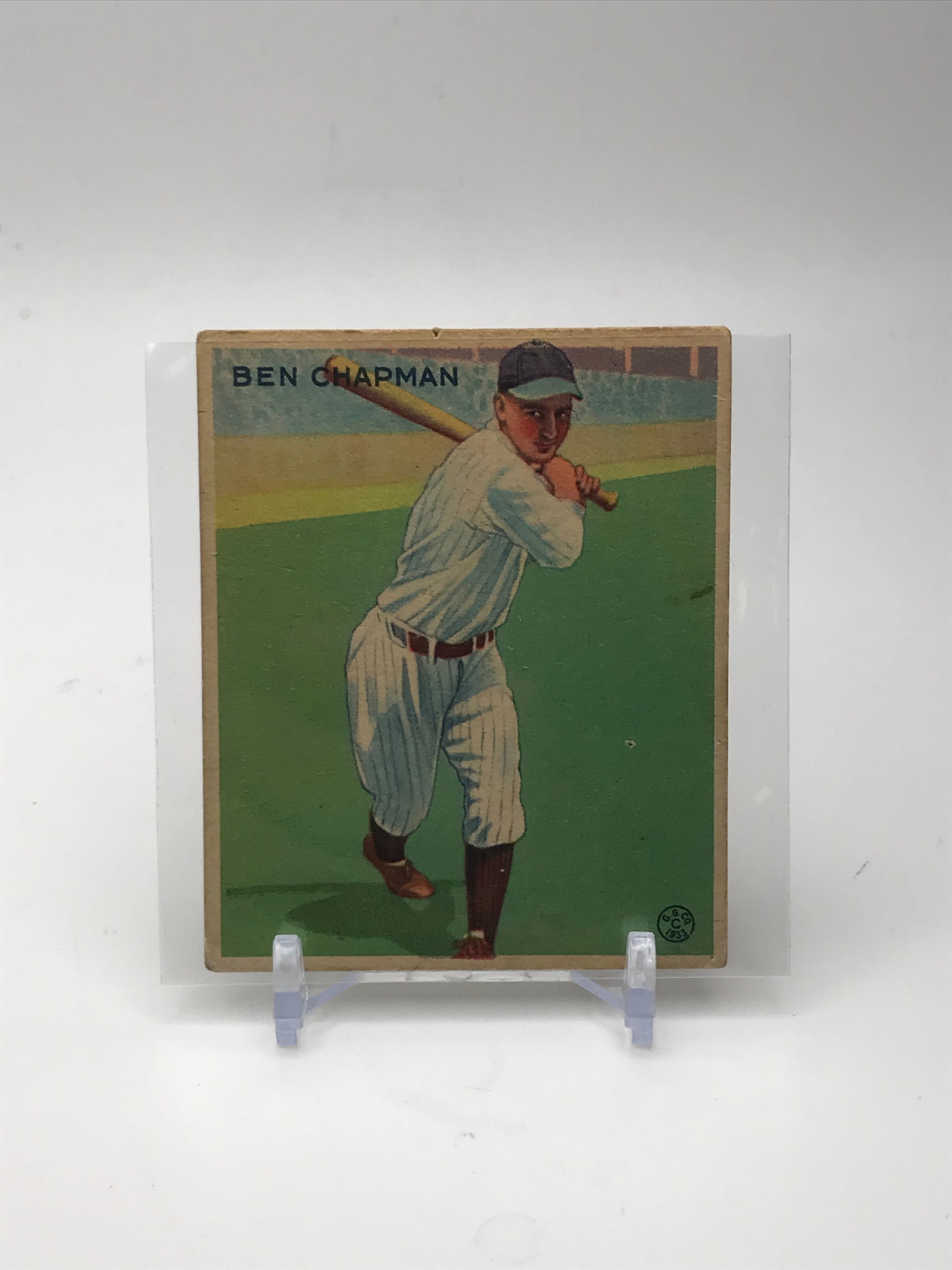 BEN CHAPMAN 1933 GOUDY BIG LEAGUE CHEWING GUM BASEBALL CARD: Prices are in Canadian dollars