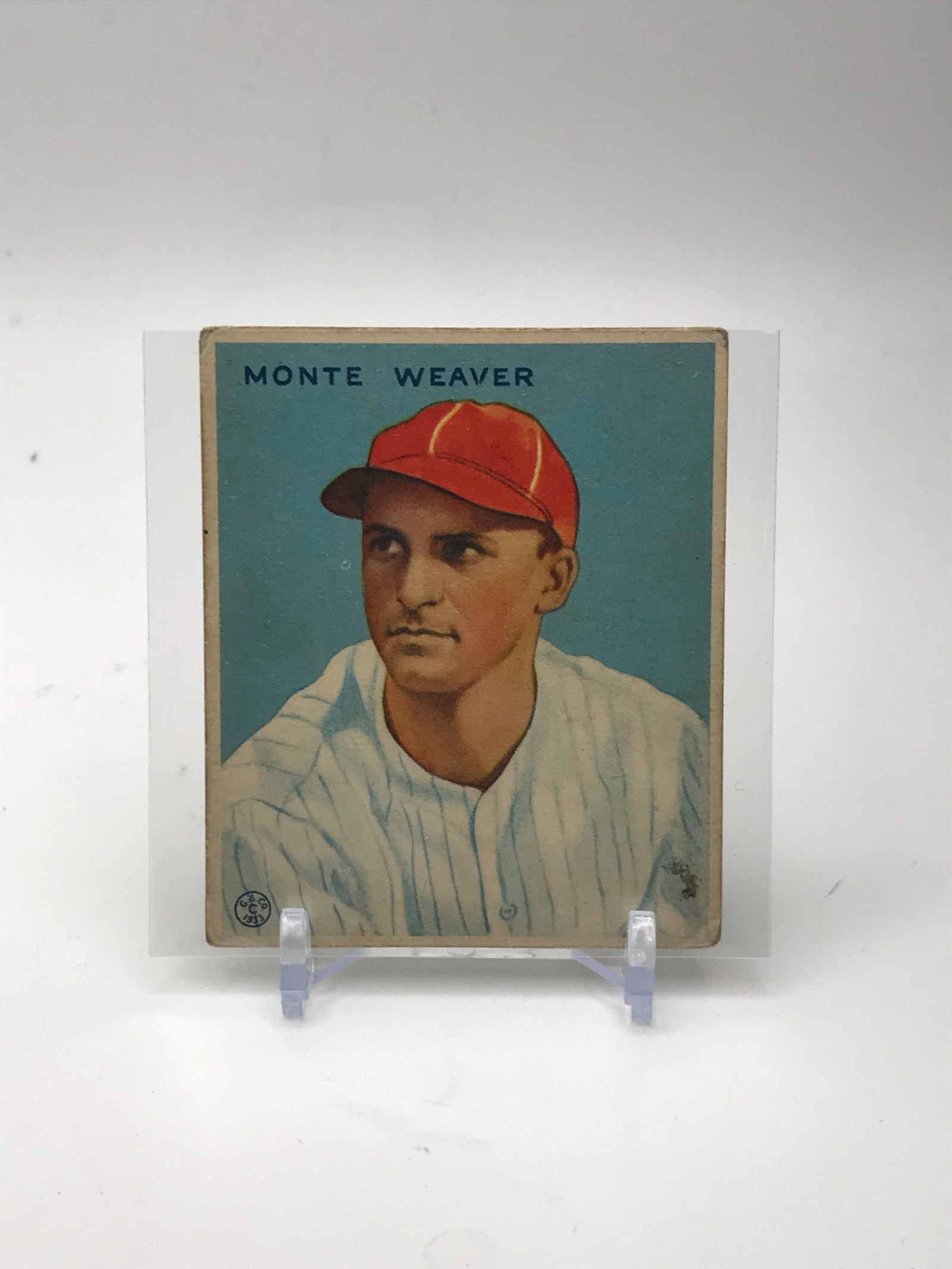 MONTE WEAVER 1933 GOUDY BIG LEAGUE CHEWING GUM BASEBALL CARD: Prices are in Canadian dollars