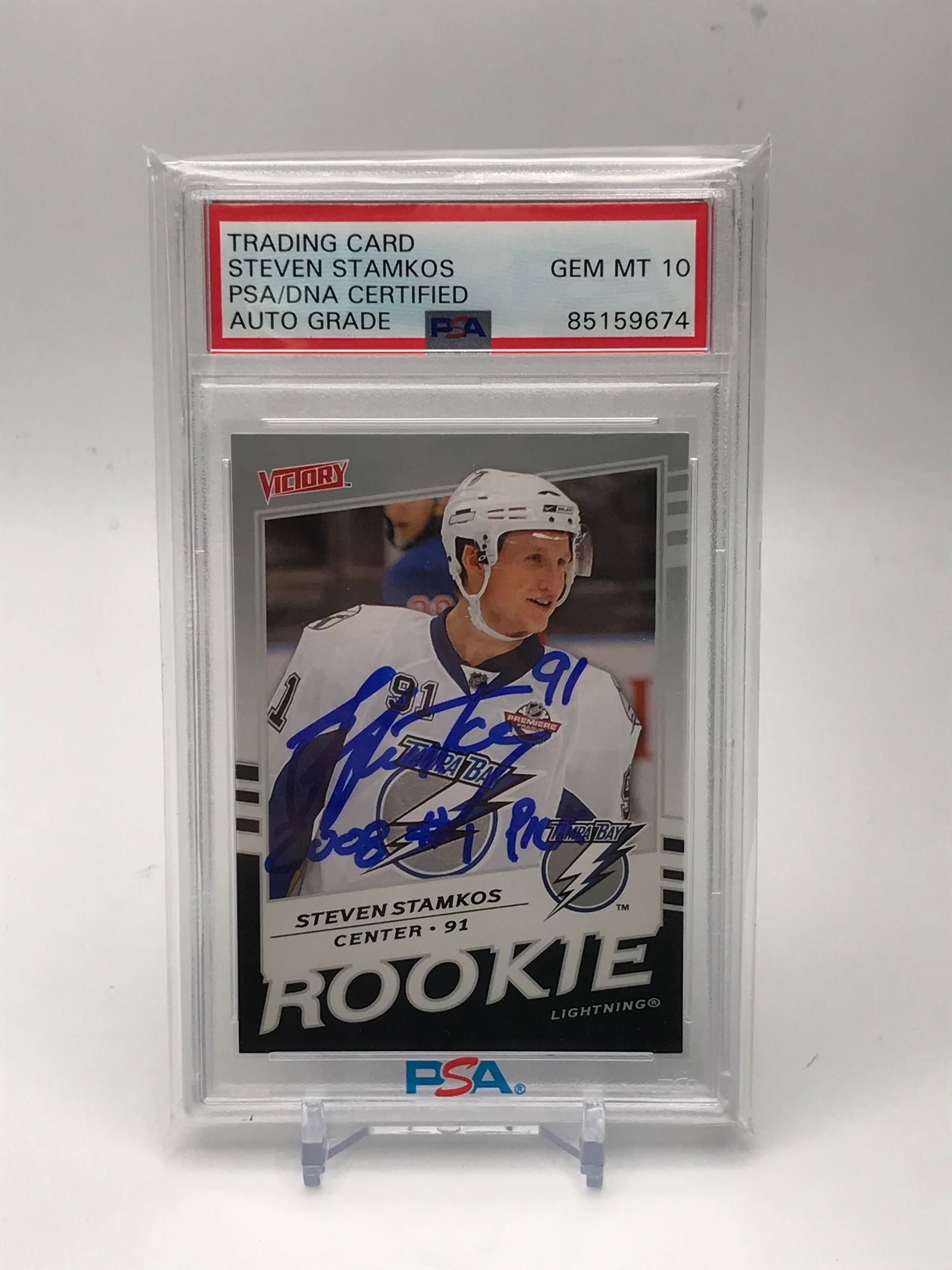 STEVE STAMKOS SIGNED ROOKIE CARD (PSA COA) (1 of 1)