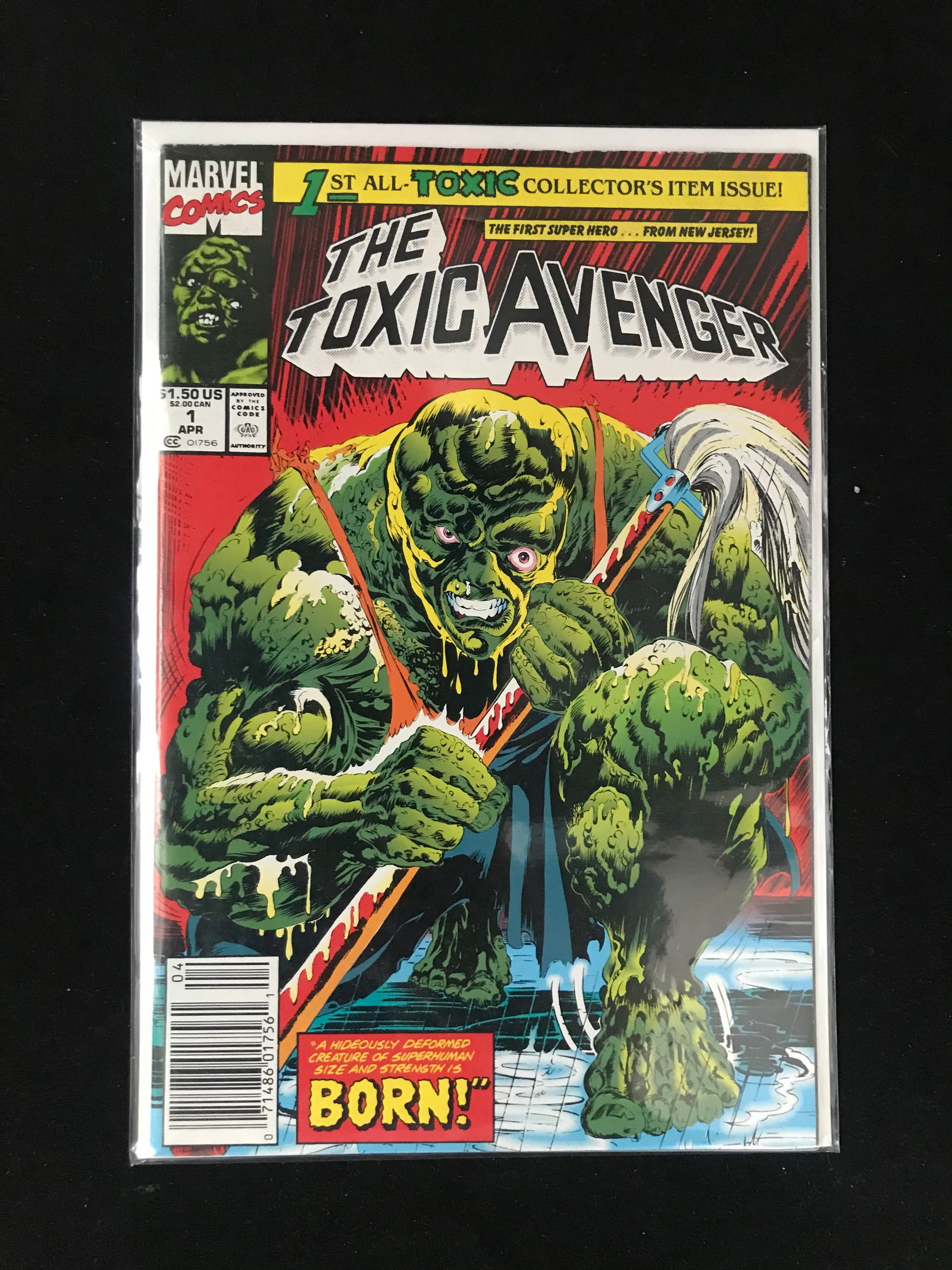MARVEL COMICS NO.1 THE TOXIC AVENGER (1 of 1)