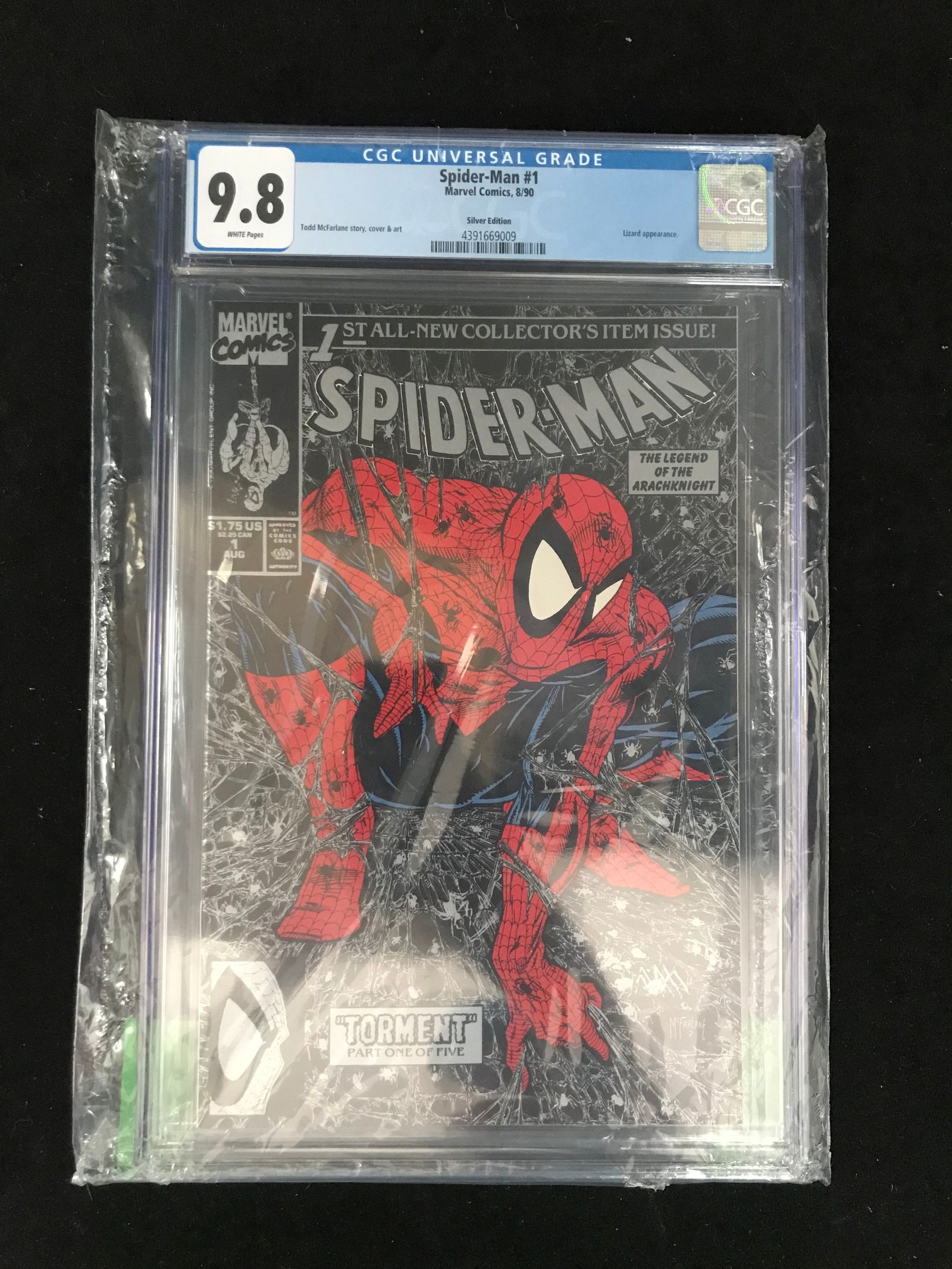 MARVEL COMICS NO.1 SPIDERMAN (LIZARD APP) CGC GRADED 9.8 (1 of 1)