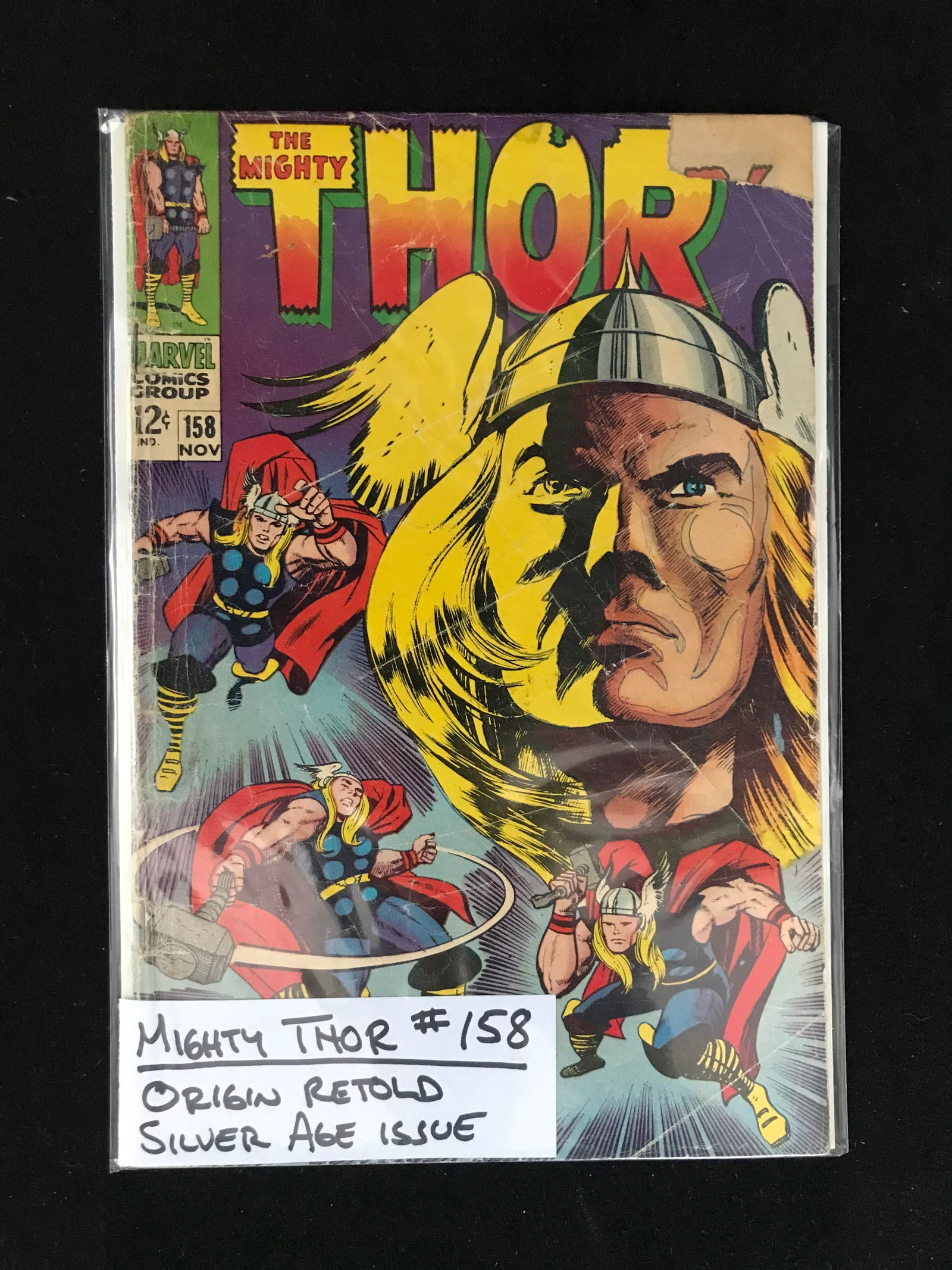 MARVEL COMICS NO.158 THE MIGHTY THOR (ORIGIN RETOLD) (1 of 1)