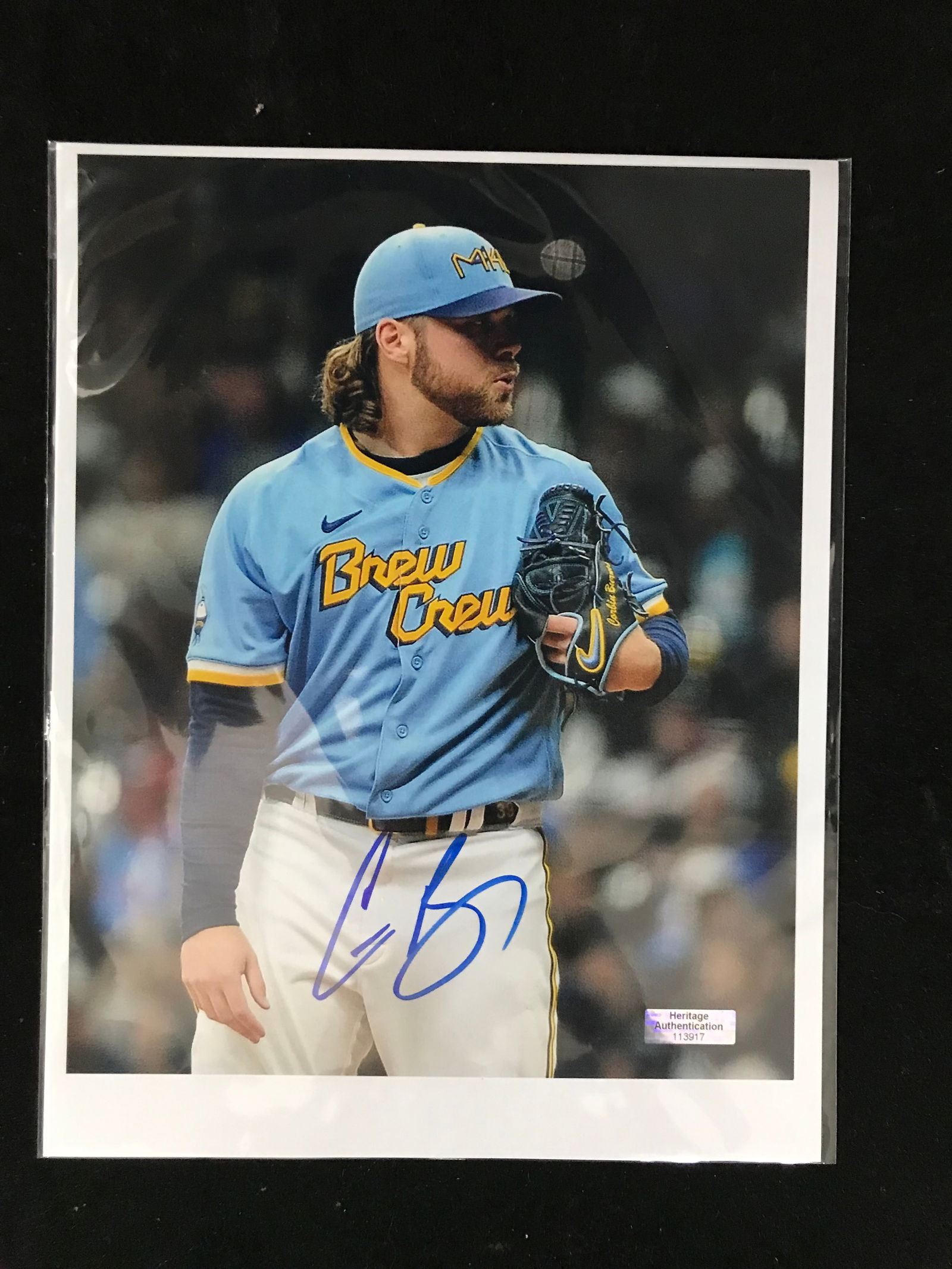CORBIN BURNES SIGNED 8 X 10 (HERITAGE COA) (1 of 2)