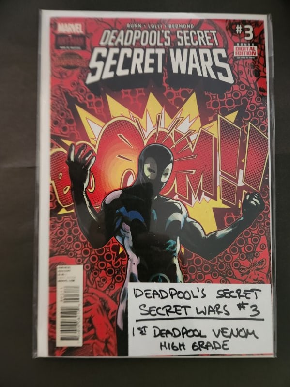 MARVEL COMICS NO.3 DEADPOOL'S SECRET WARS (1ST DEADPOOL VENOM) (1 of 1)