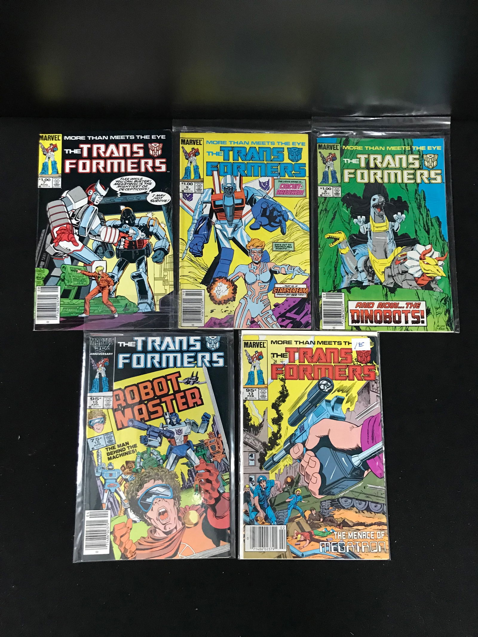 LOT OF TRANSFORMERS COMICS (MARVEL COMICS) (1 of 1)