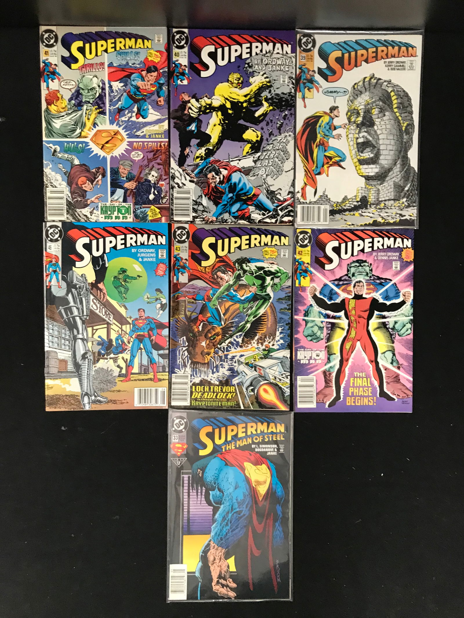 LOT OF SUPERMAN COMICS (DC COMICS): Prices are in Canadian dollars