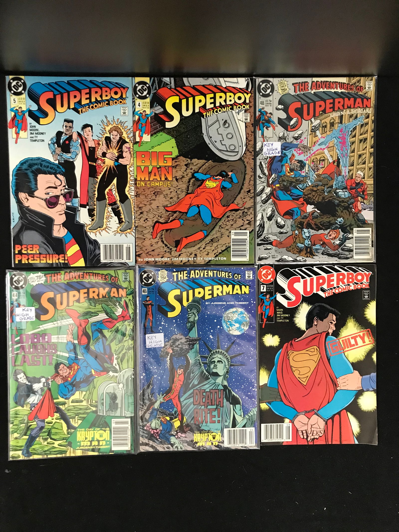 LOT OF SUPERMAN COMICS (DC COMICS): Prices are in Canadian dollars