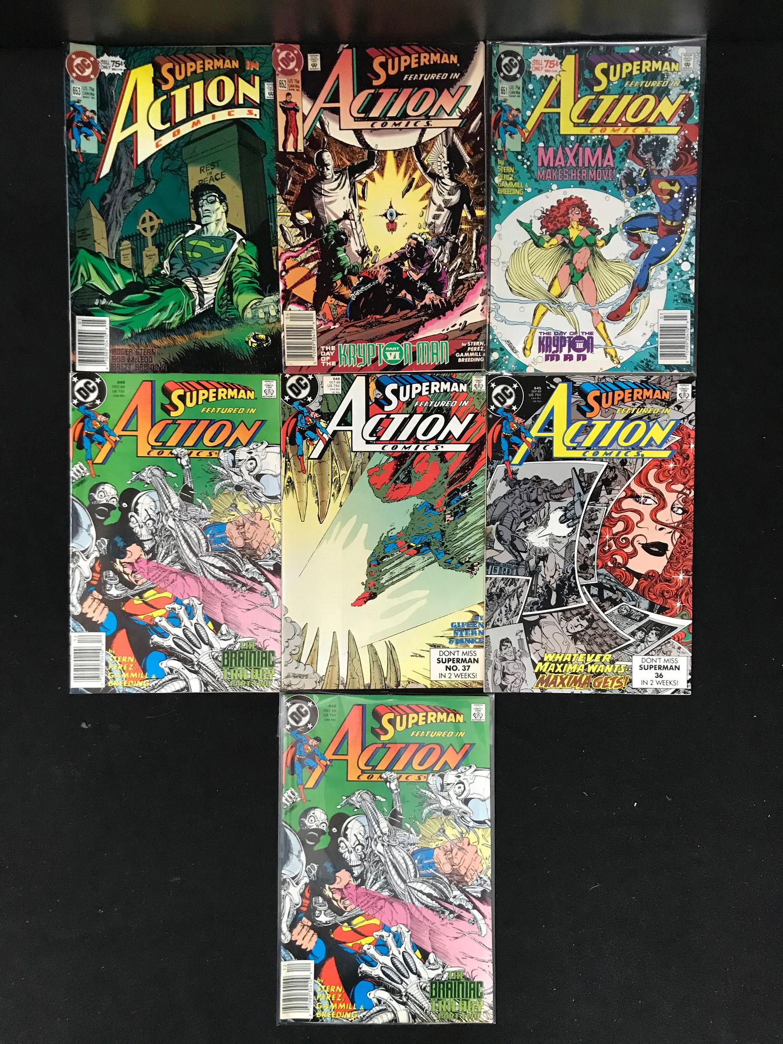 LOT OF ACTION COMCIS (DC COMICS) (1 of 1)