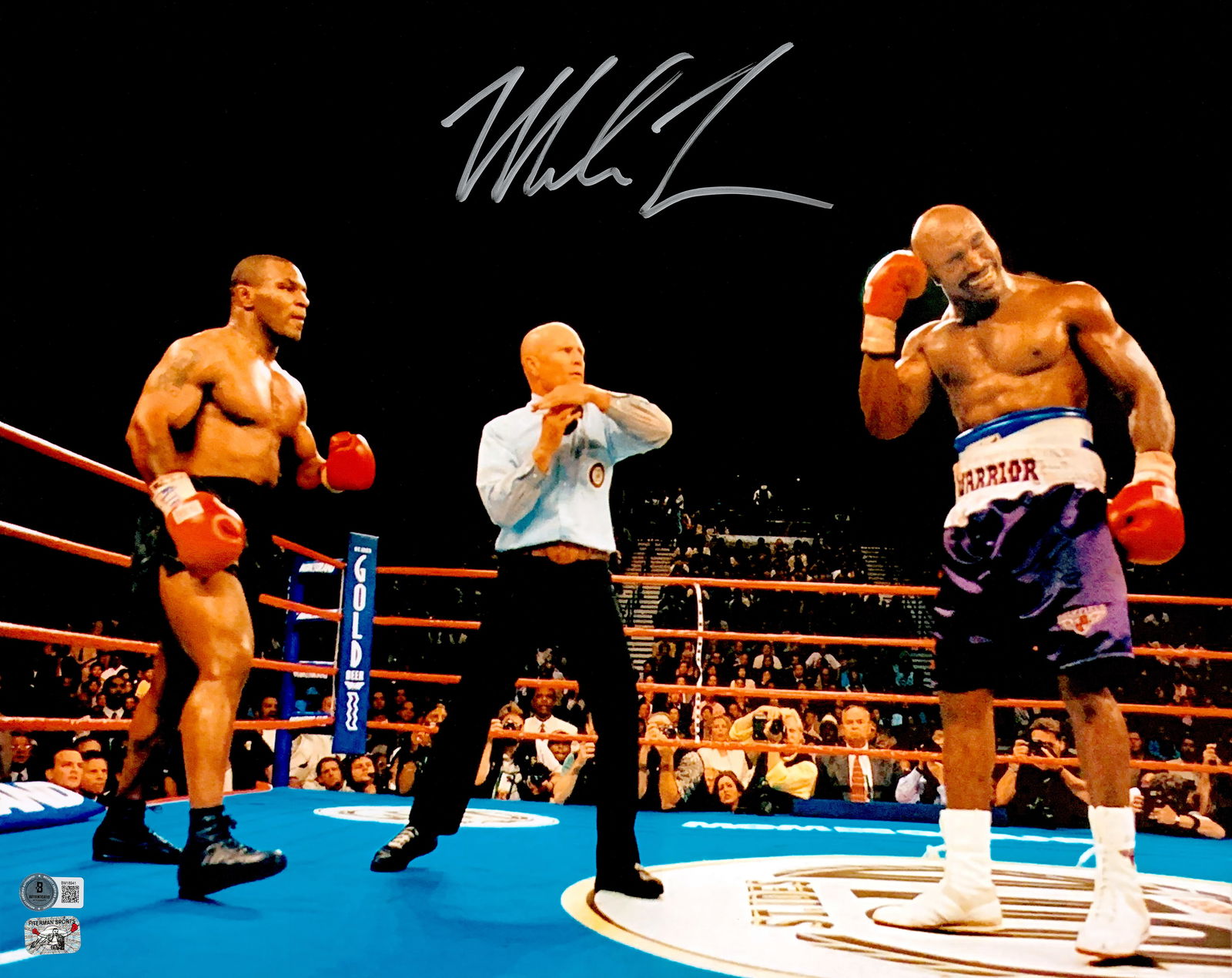 MIKE TYSON SIGNED 8X10 PHOTO BECKETT COA (1 of 1)
