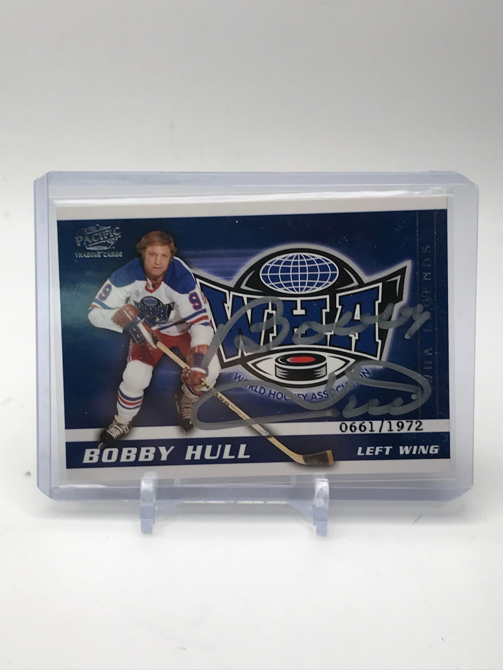 BOBBY HULL SIGNED 2004 PACIFIC TRADING CARDS (1 of 2)