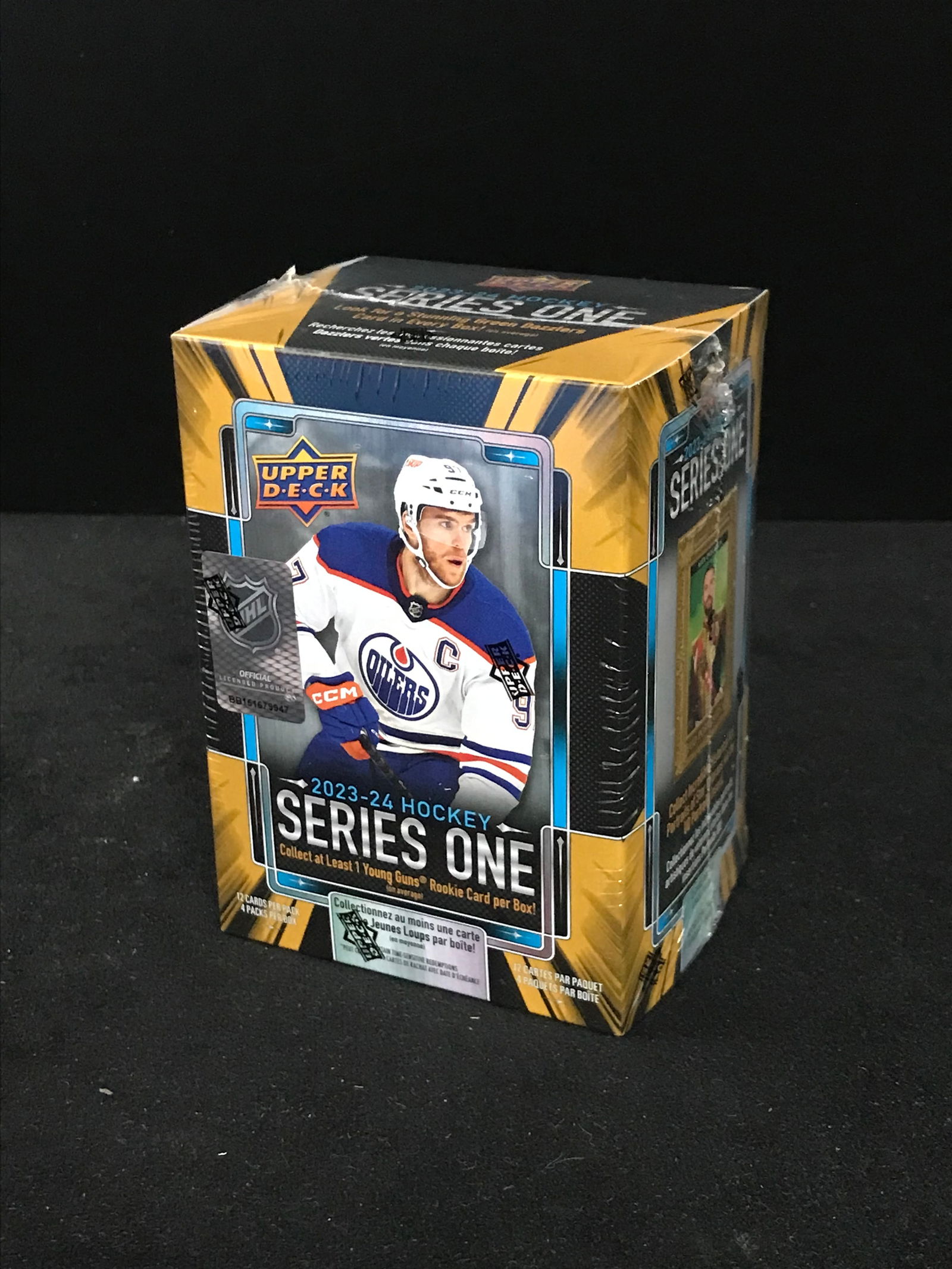 SEALED 2023/24 UPPER DECK SERIES ONE BLASTER BOX (1 of 1)
