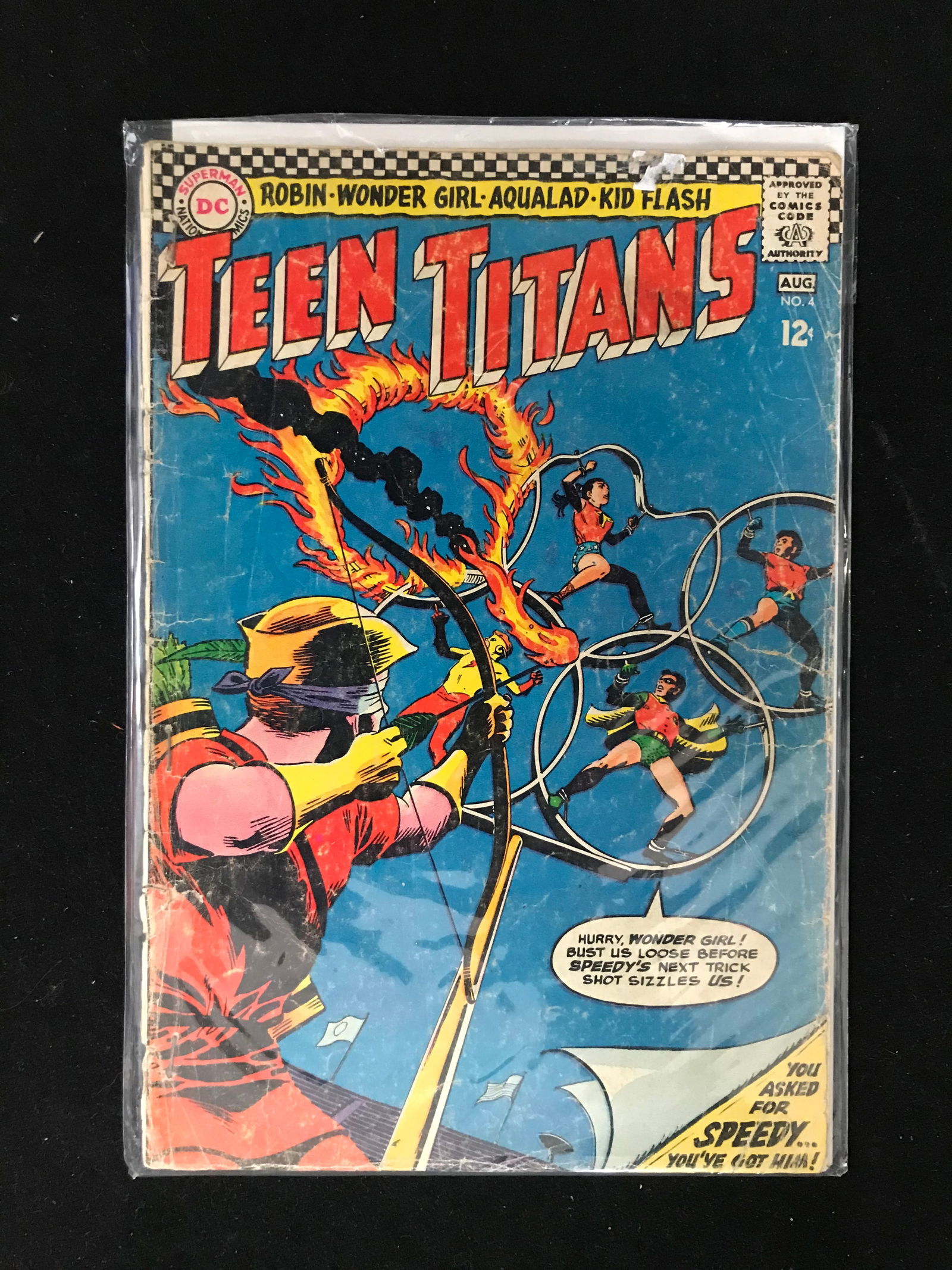 DC COMICS NO.4 TEEN TITANS (1 of 1)