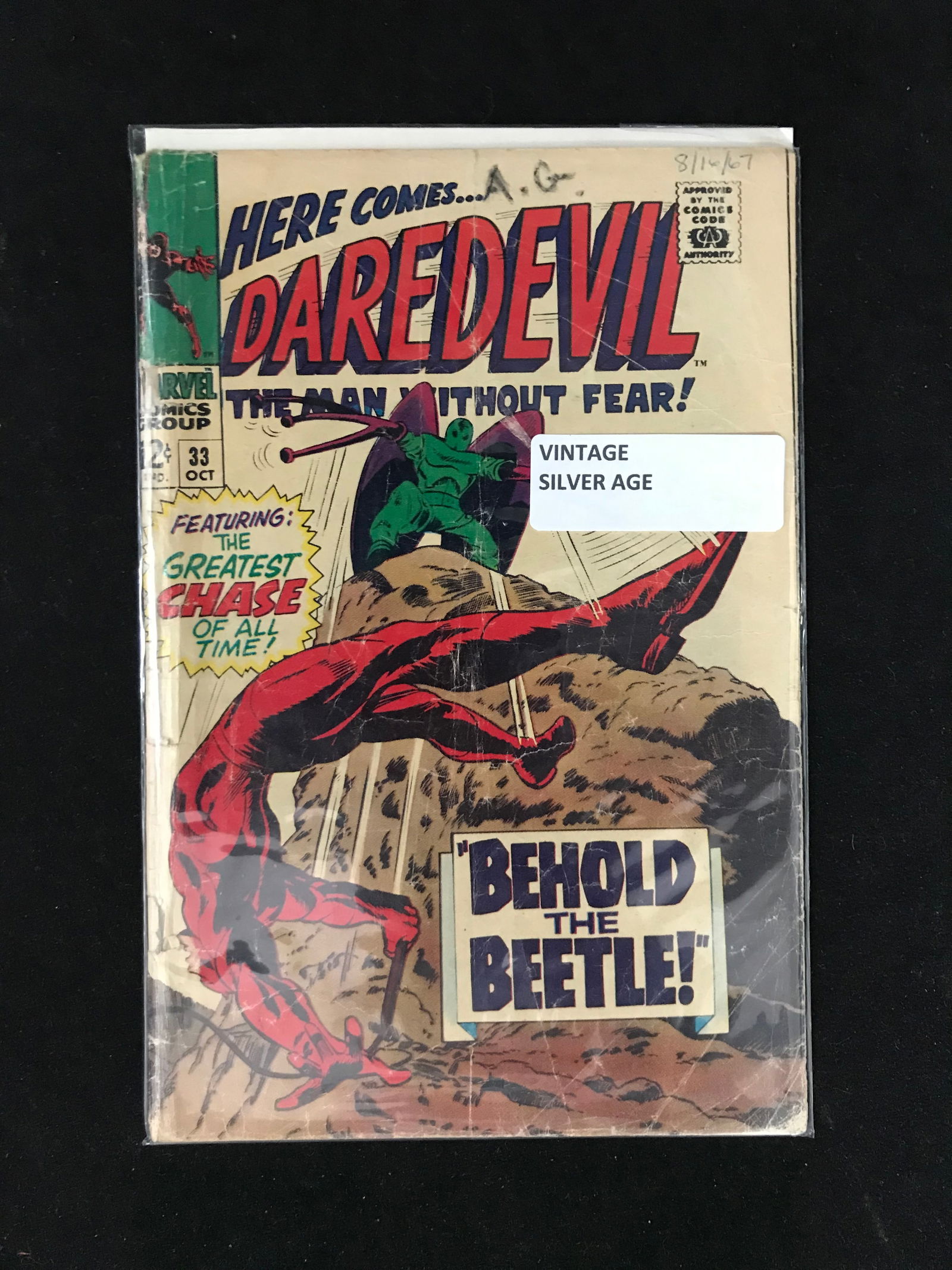 MARVEL COMICS NO.33 DAREDEVIL (VINTAGE SILVER AGE) (1 of 1)
