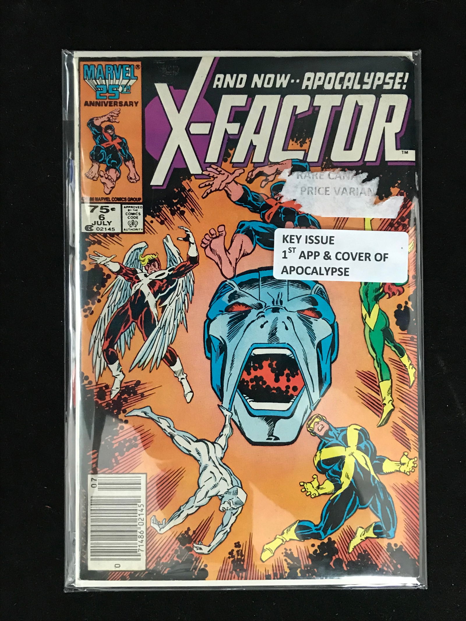 MARVEL COMICS NO.6 X-FACTOR (1ST APP AND COVER OF APOCALYPSE) (1 of 1)