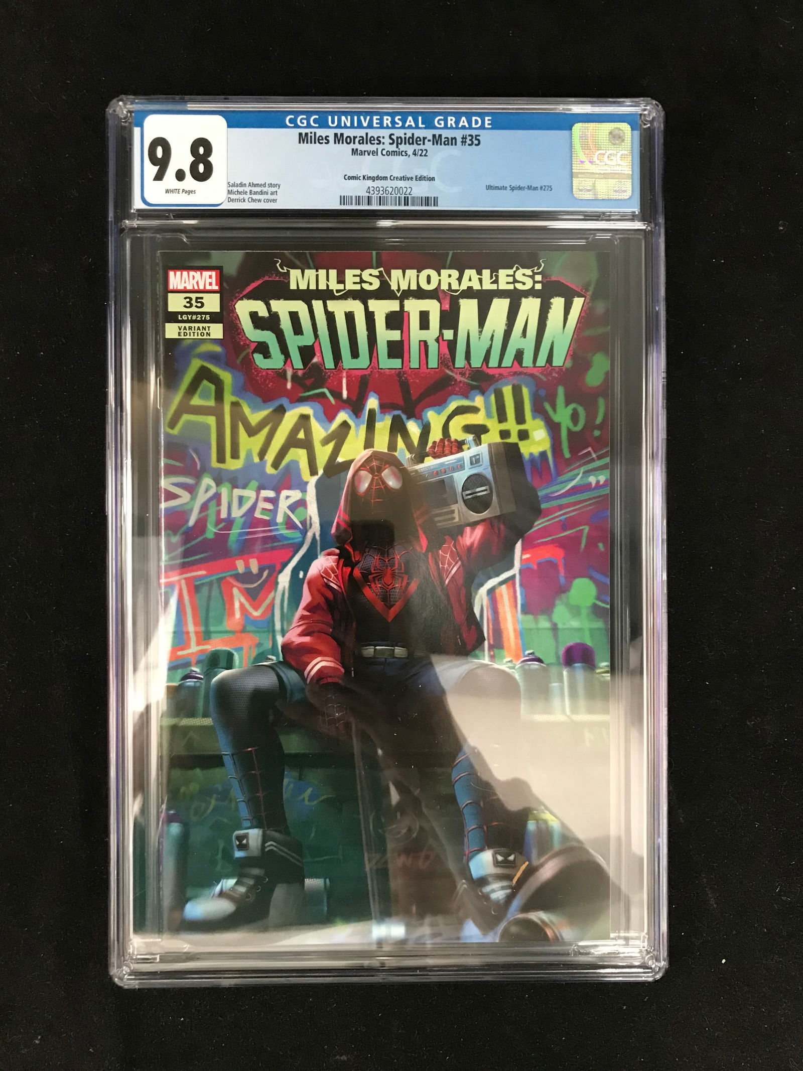 MARVEL COMICS NO.35 MILES MORALES SPIDERMAN CGC GRADED 9.8 (1 of 1)