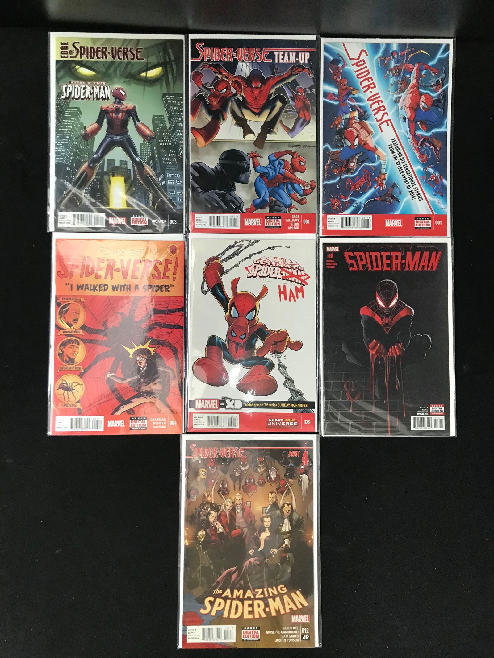 LOT OF 7 SPIDERMAN COMICS (MARVEL COMICS) (1 of 1)