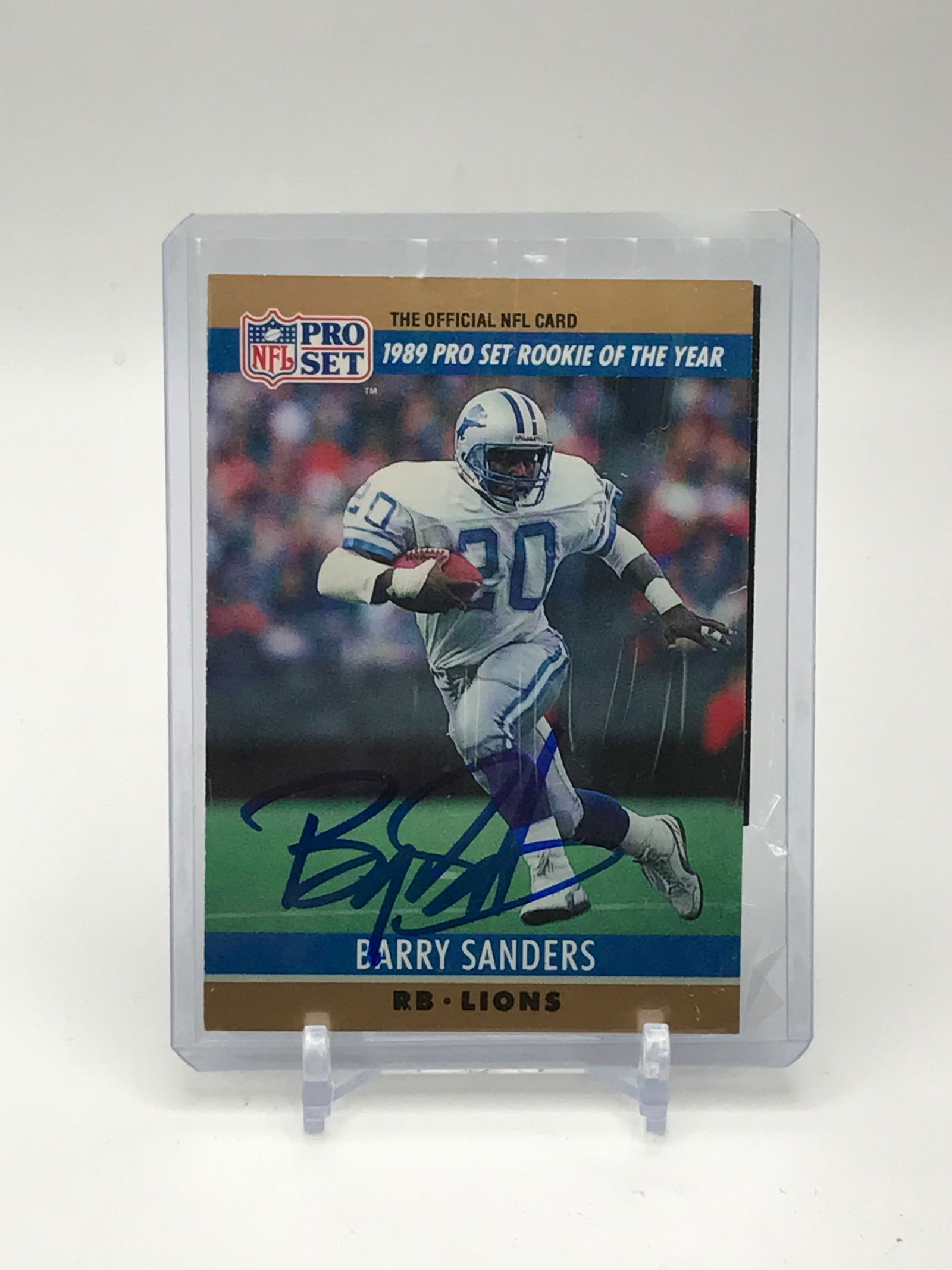 1989 PRO SET ROOKIE OF THE YEAR BARRY BONDS AUTO GAA COA (1 of 2)