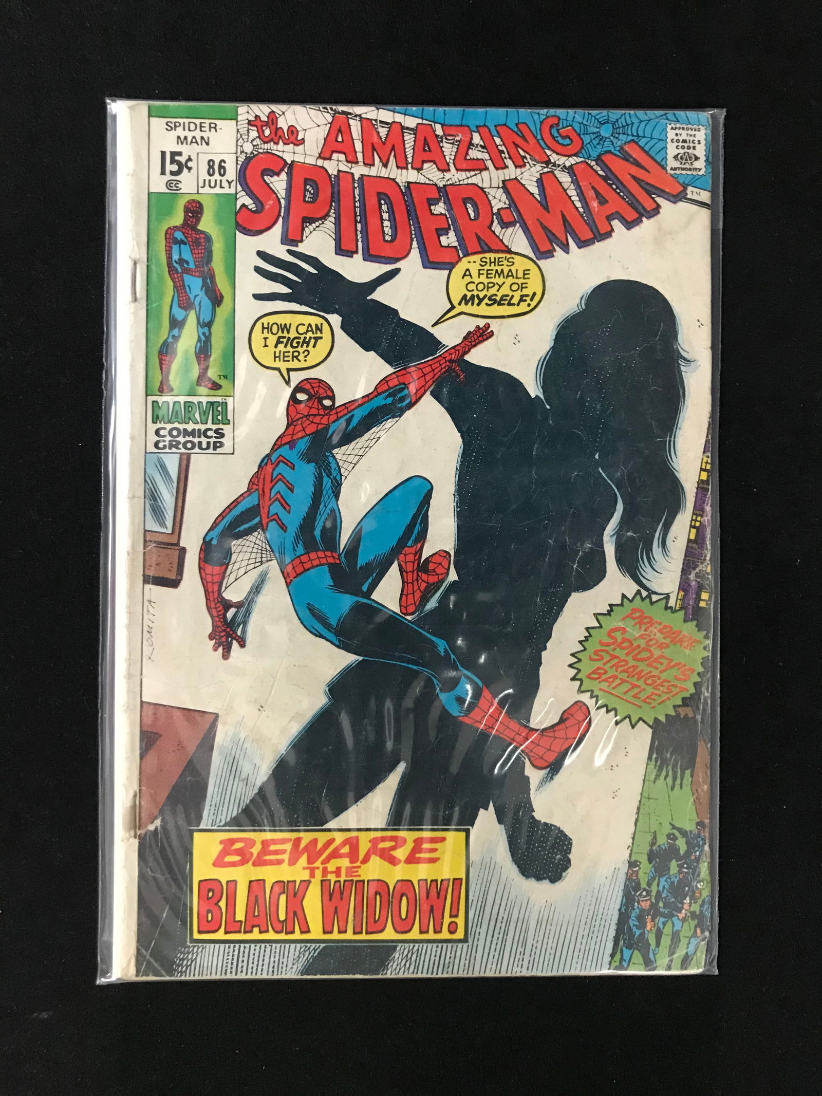 MARVEL COMCIS NO.86 THE AMAZING SPIDERMAN (1 of 1)