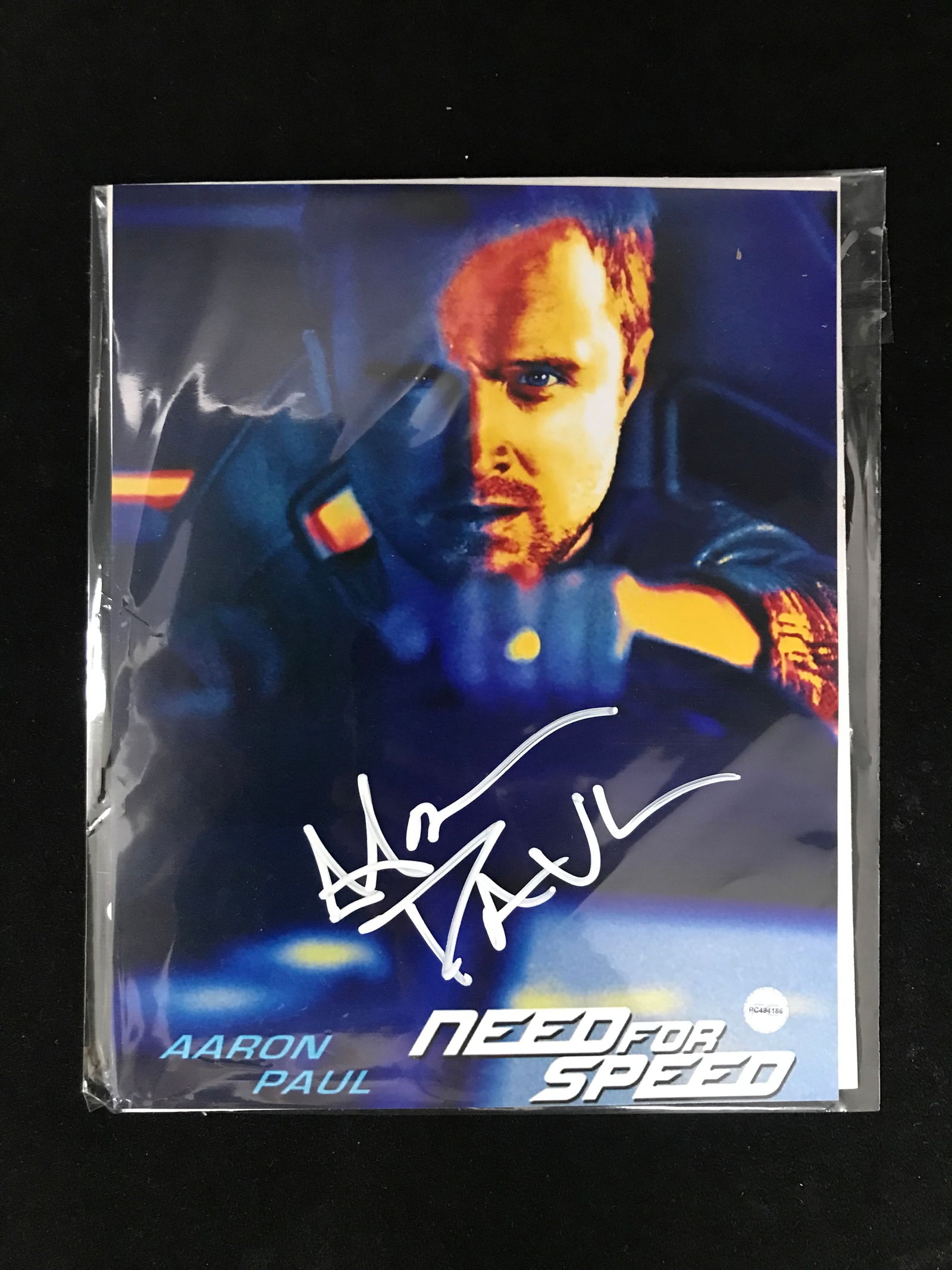 AARON PAUL SIGNED 'NEED FOR SPEED' 8X10 PHOTO COAPROS COA (1 of 2)