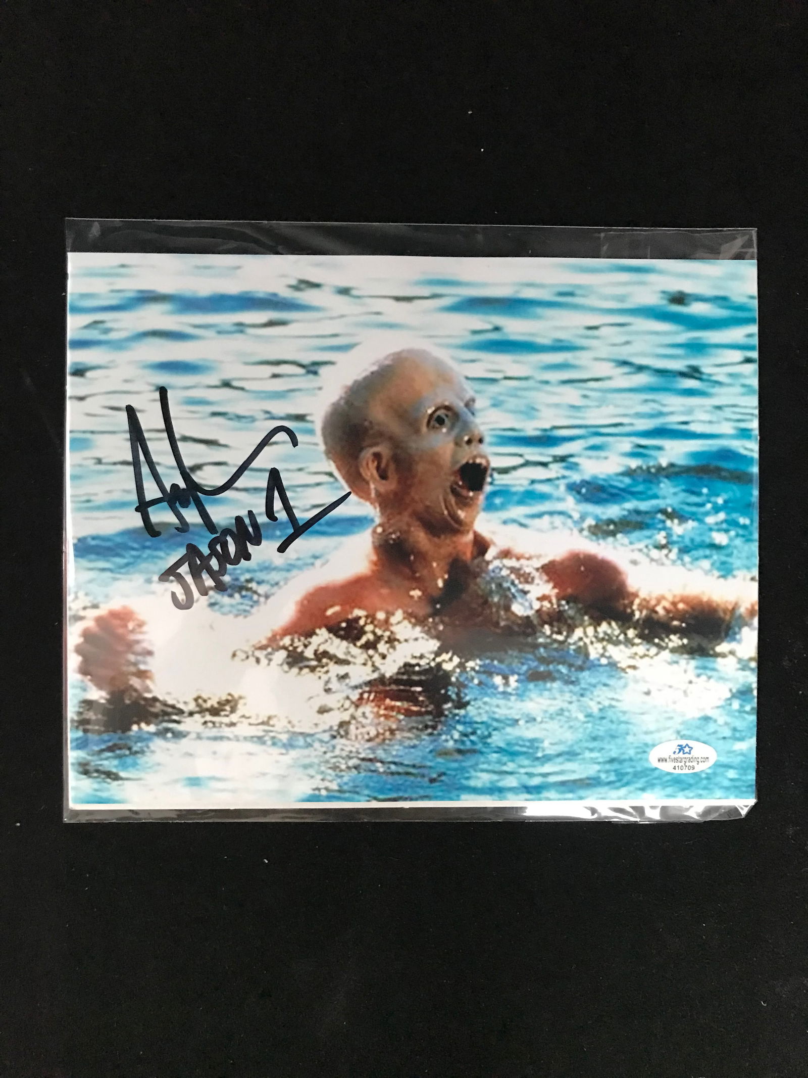 ARI LEHMAN SIGNED JASON VOORHEES 8X10 PHOTO FIVE STAR COA (1 of 2)