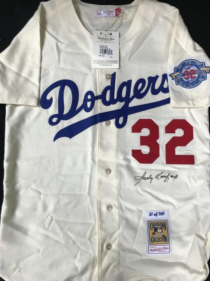 LTD. EDITION SANDY KOUFAX SIGNED LA DODGERS JERSEY (BECKETT COA) (1 of 4)