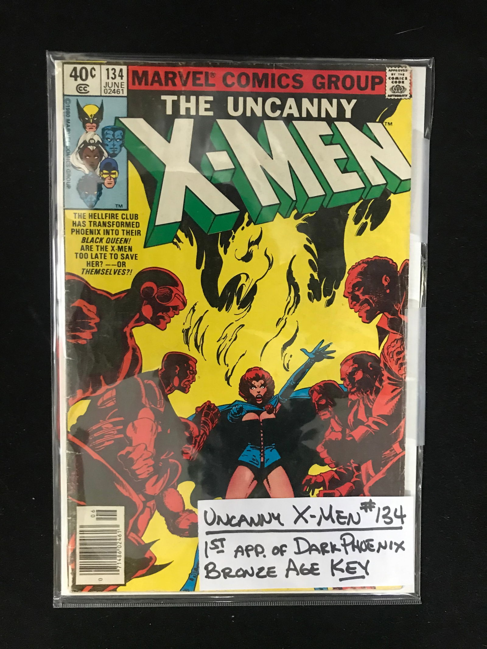 MARVEL COMICS NO.134 THE UNCANNY X-MEN (1ST APP DARK PHEONIX) (1 of 1)