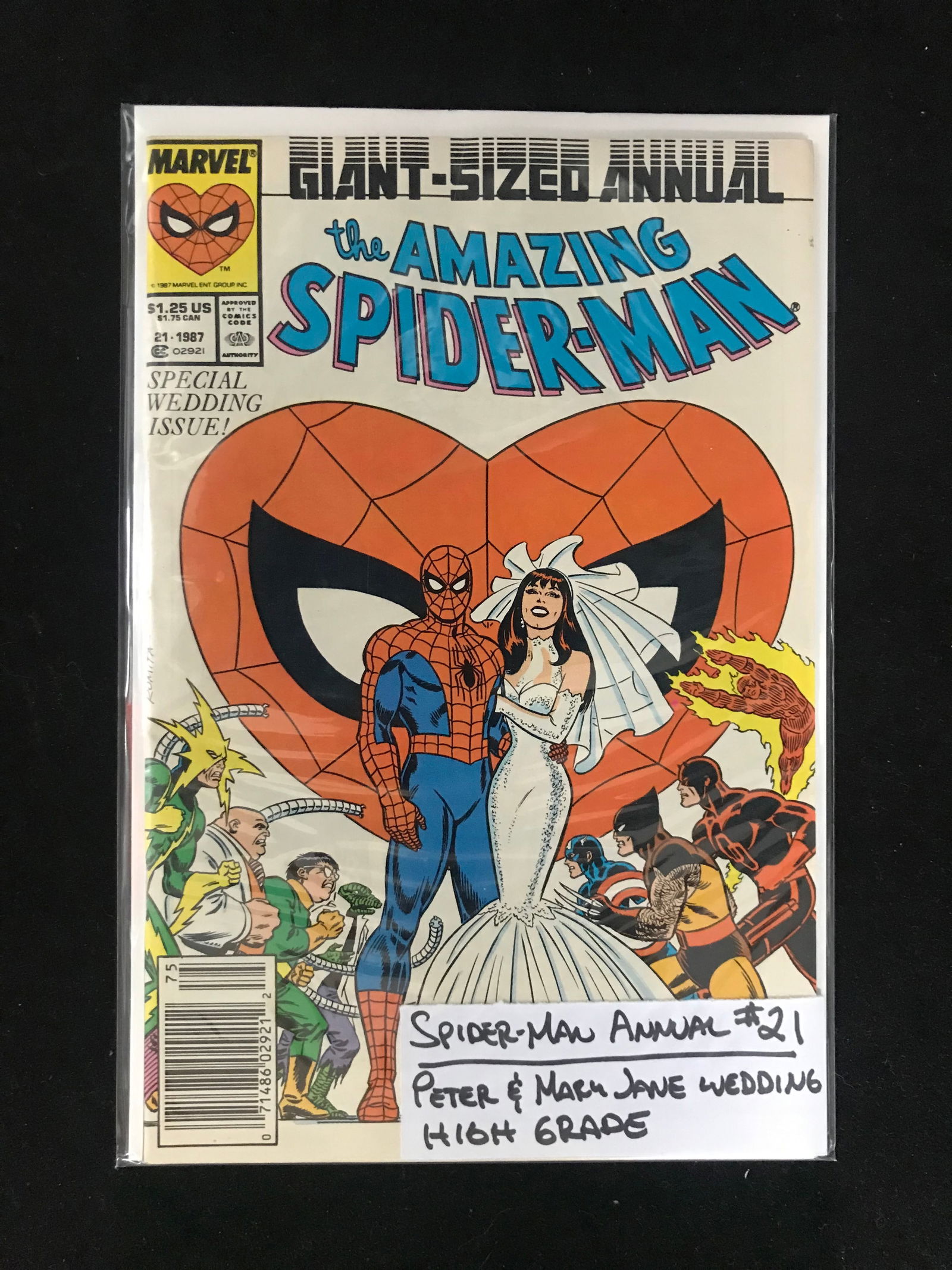 MARVEL COMICS NO.21 THE AMAZING SPIDERMAN (GIANT SIZED ANNUAL) (1 of 1)