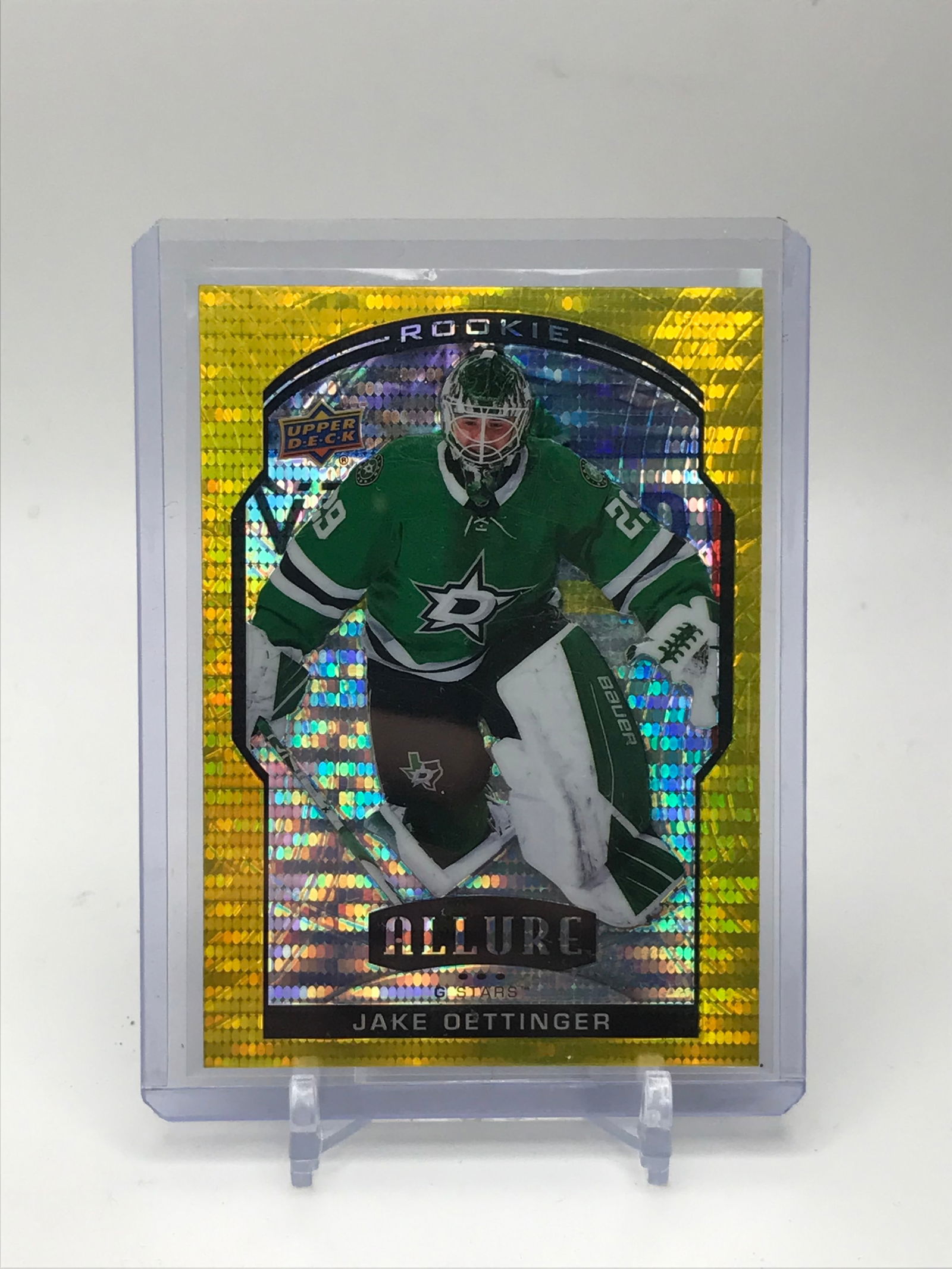 2020-21 UPPER DECK ALLURE NO.91 JAKE OETTINGER ROOKIE (1 of 2)