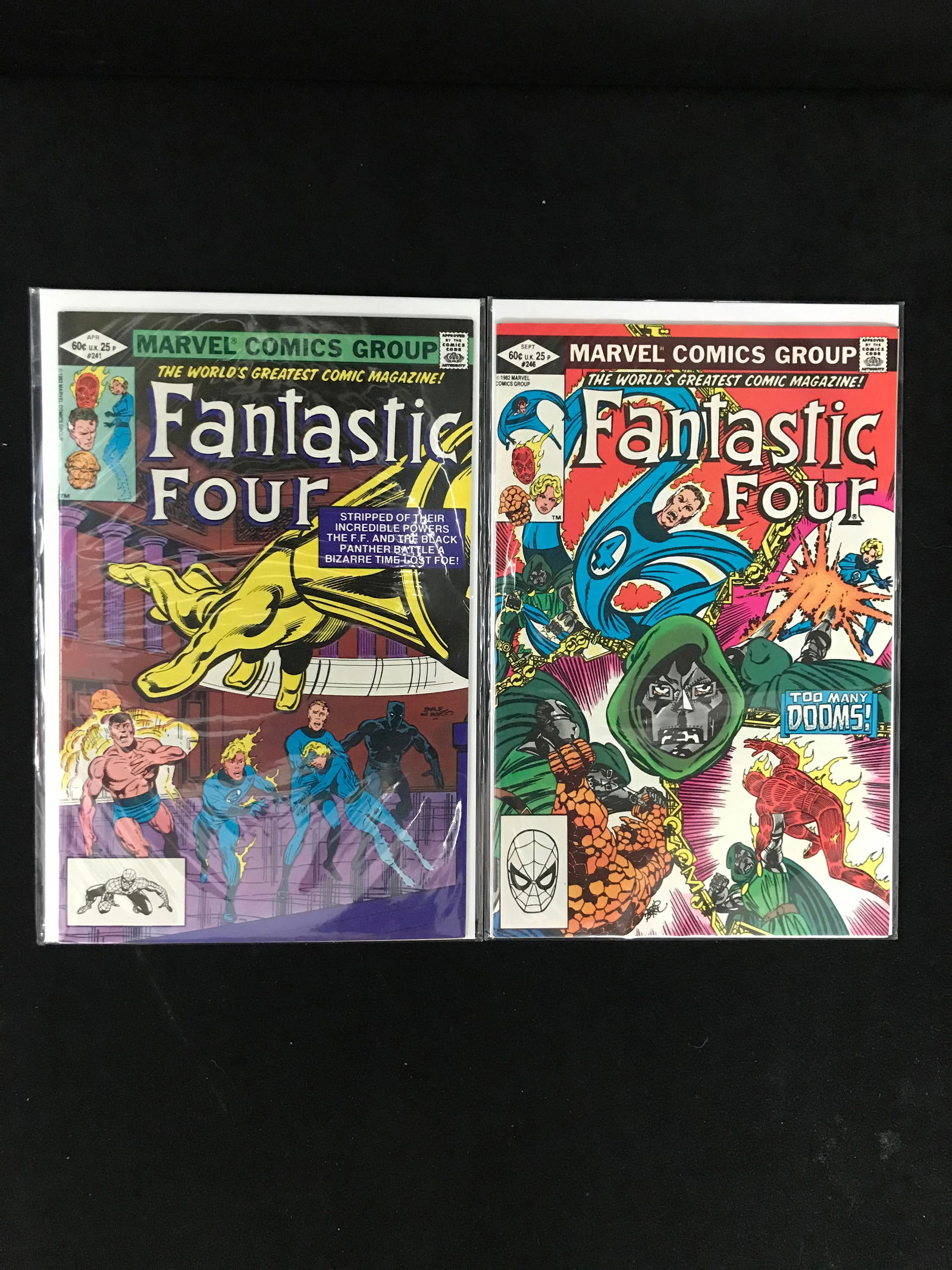 LOT OF 2 FANTASTIC FOUR COMICS (MARVEL COMICS) (1 of 1)