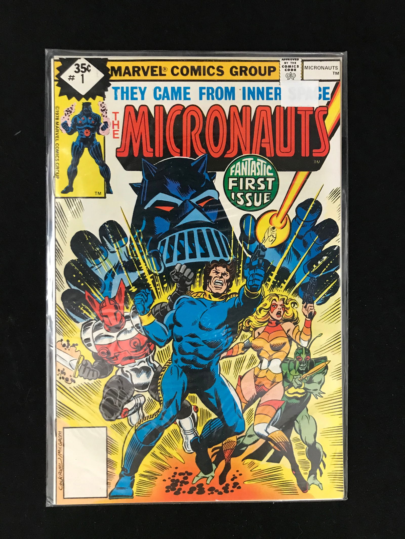 MARVEL COMICS NO.1 THE MICRONAUTS (1 of 1)