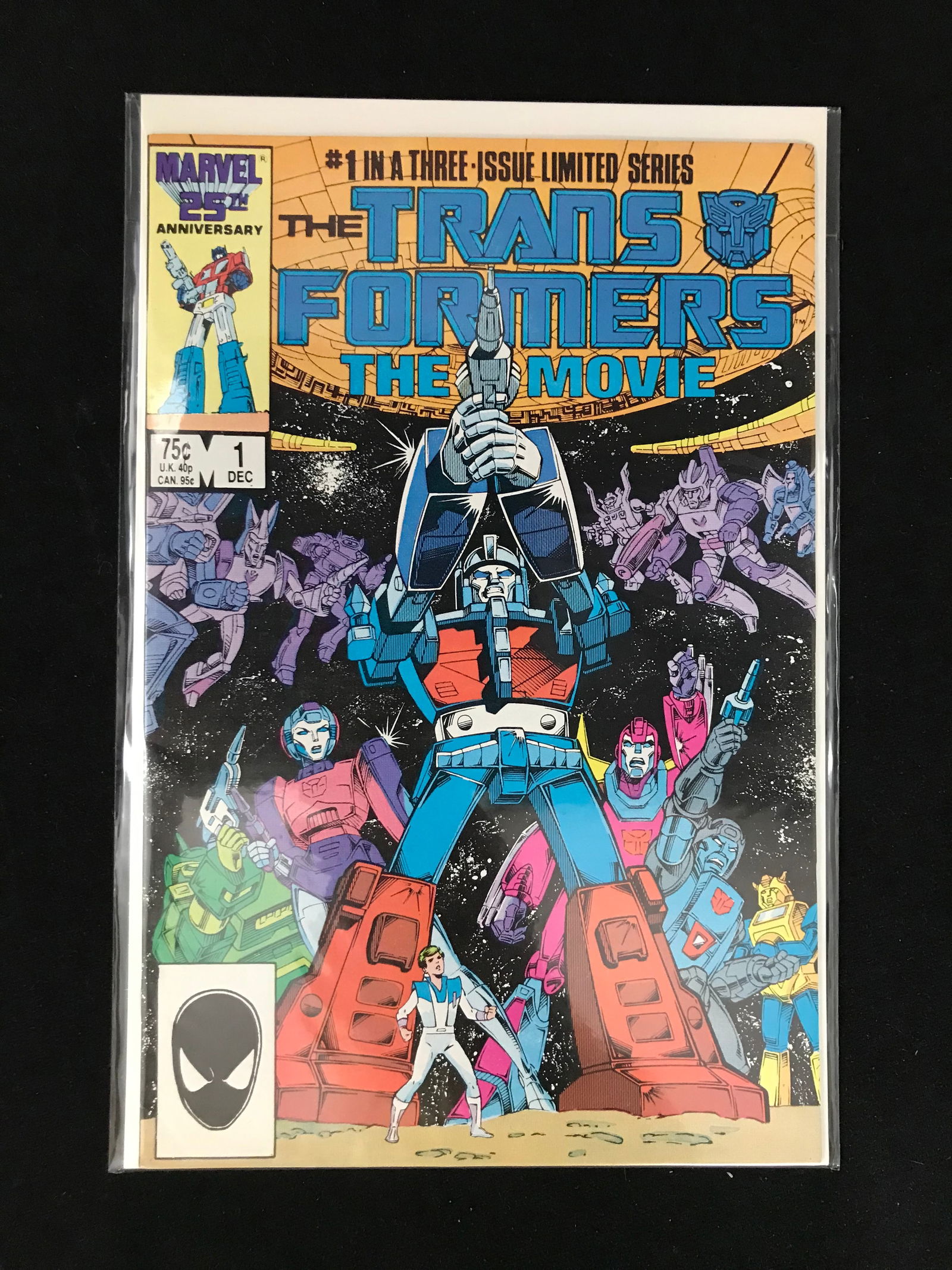 MARVEL COMICS NO.1 THE TRANSFORMERS THE MOVIE (1 of 1)