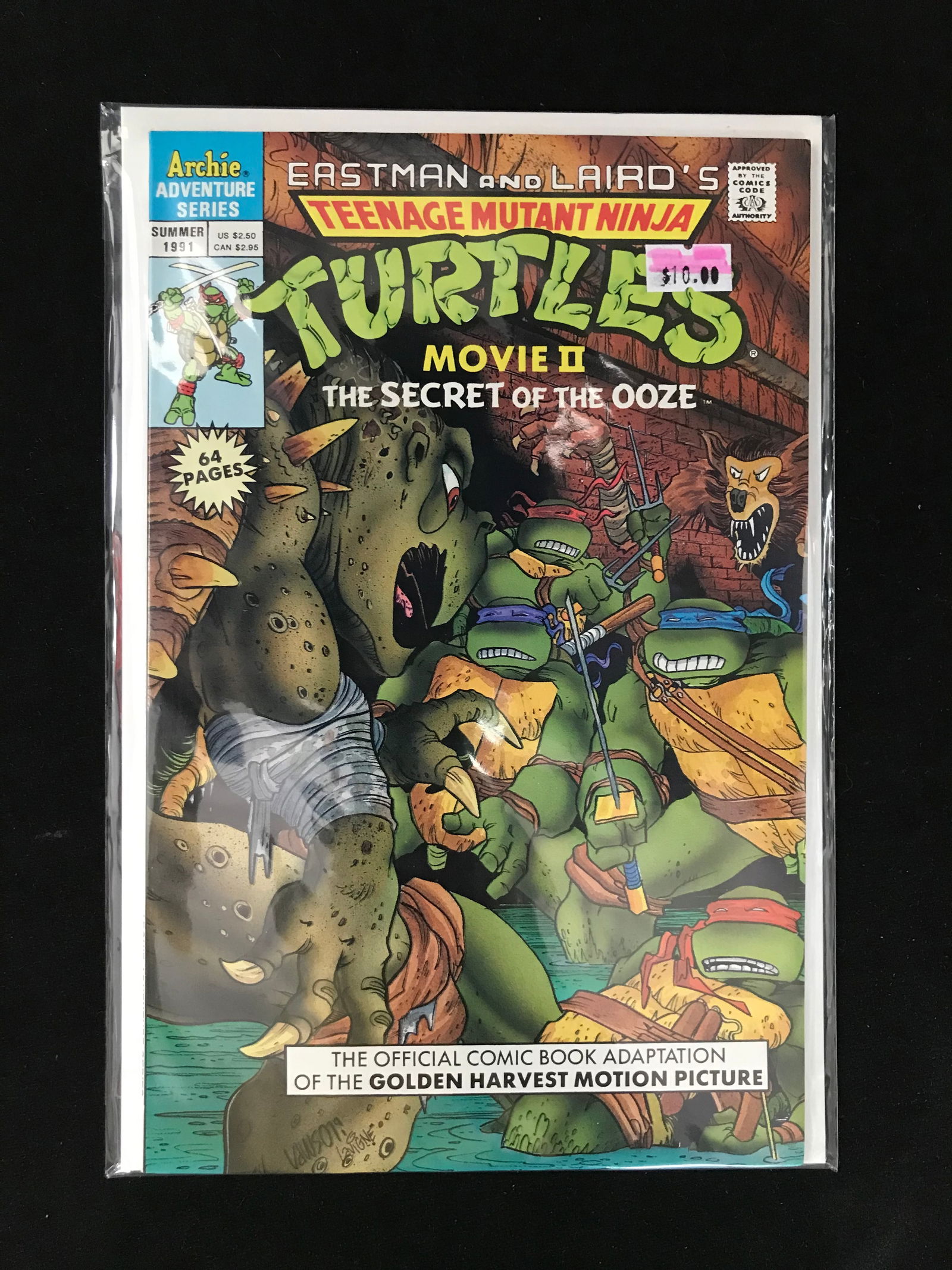 ARCHIE COMICS EASTMAN AND LAIRD'S TEENAGE MUTANT NINJA TURTLES MOVIE 2 (1 of 1)