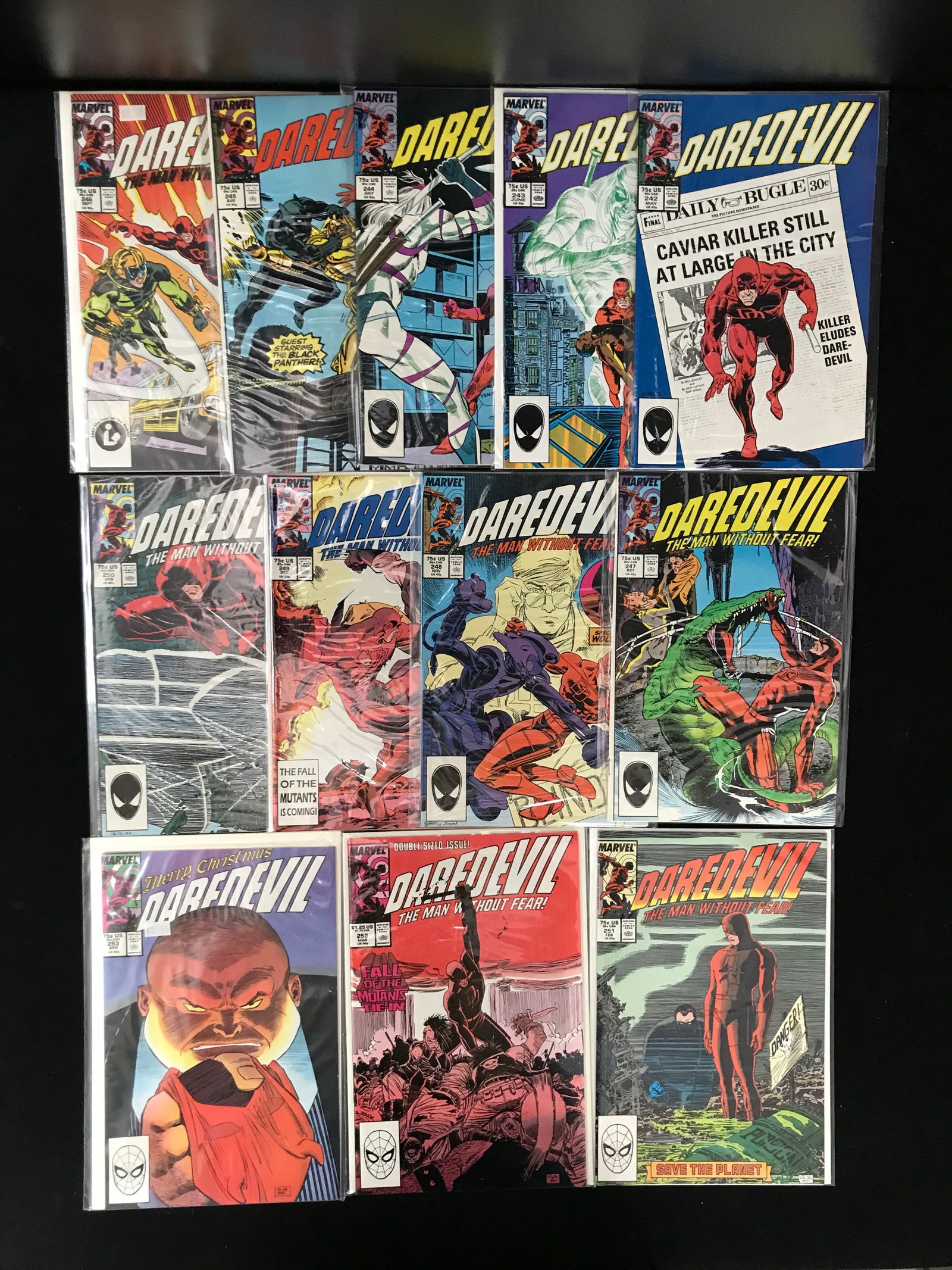 LOT OF 12 DAREDEVIL COMICS (MARVEL COMICS) (1 of 1)