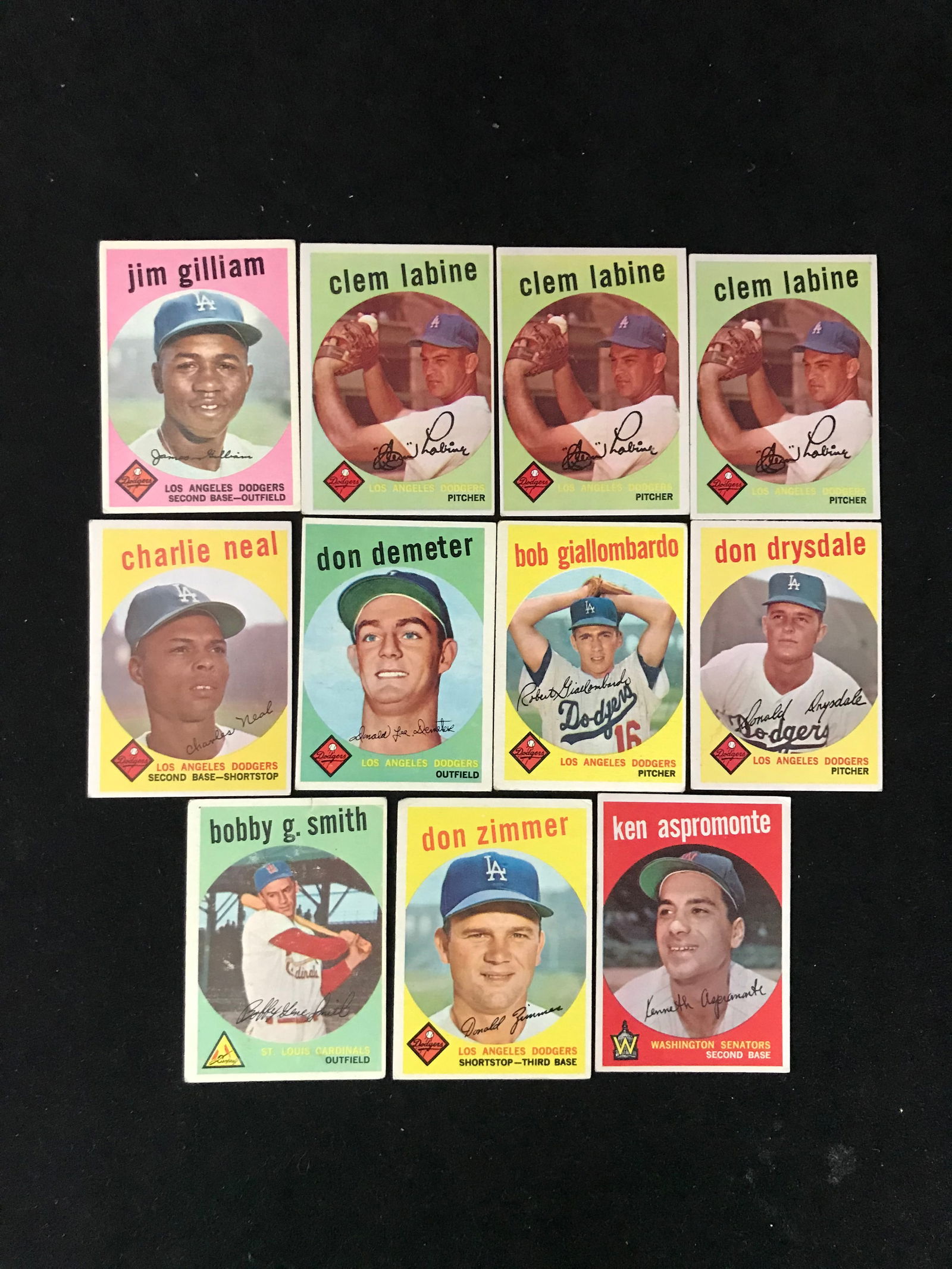 1958 TOPPS BASEBALL STAR CARD LOT (1 of 1)