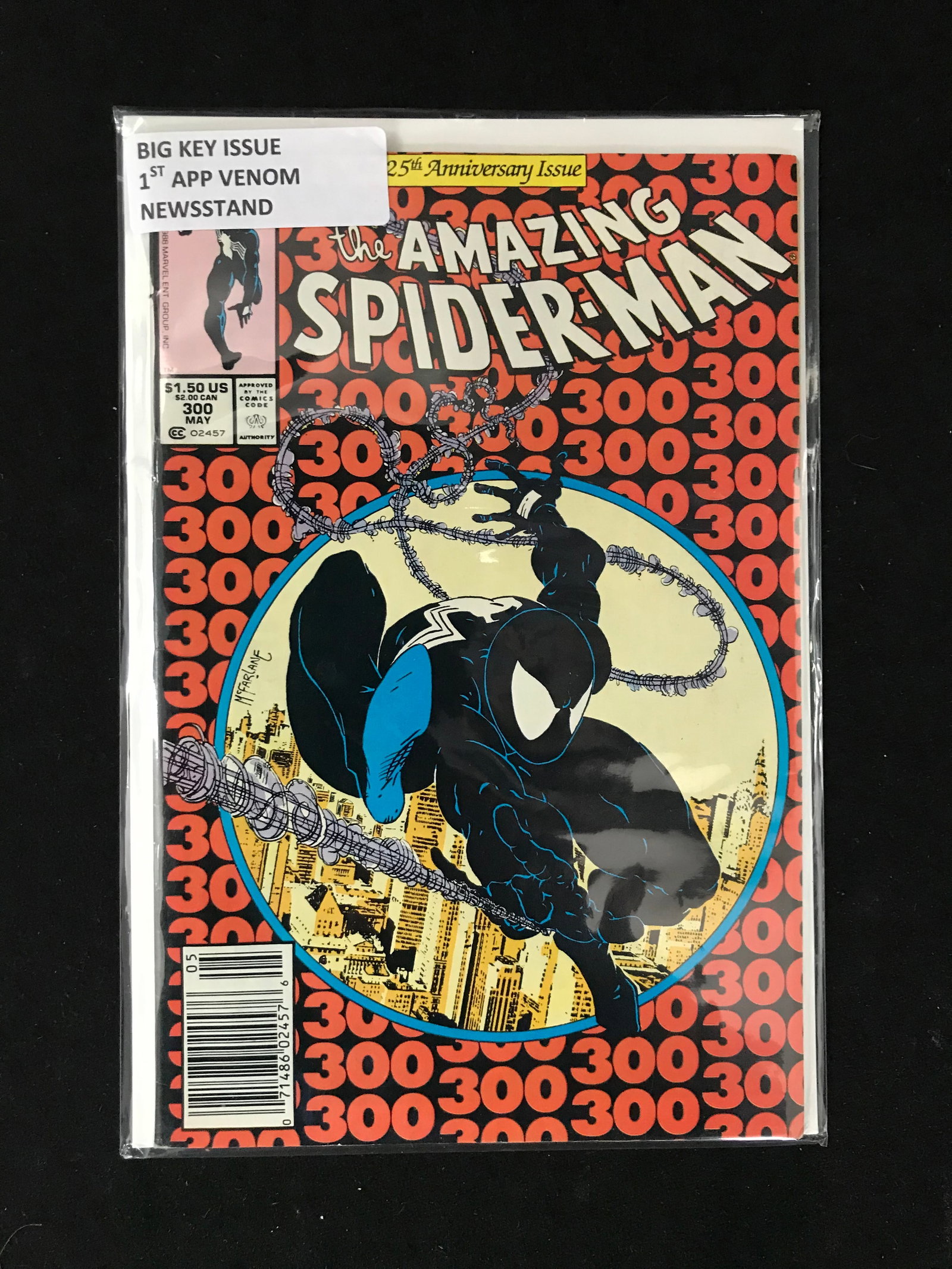 MARVEL COMICS NO.300 THE AMAZING SPIDERMAN (1ST APP VENOM): Prices are in Canadian dollars