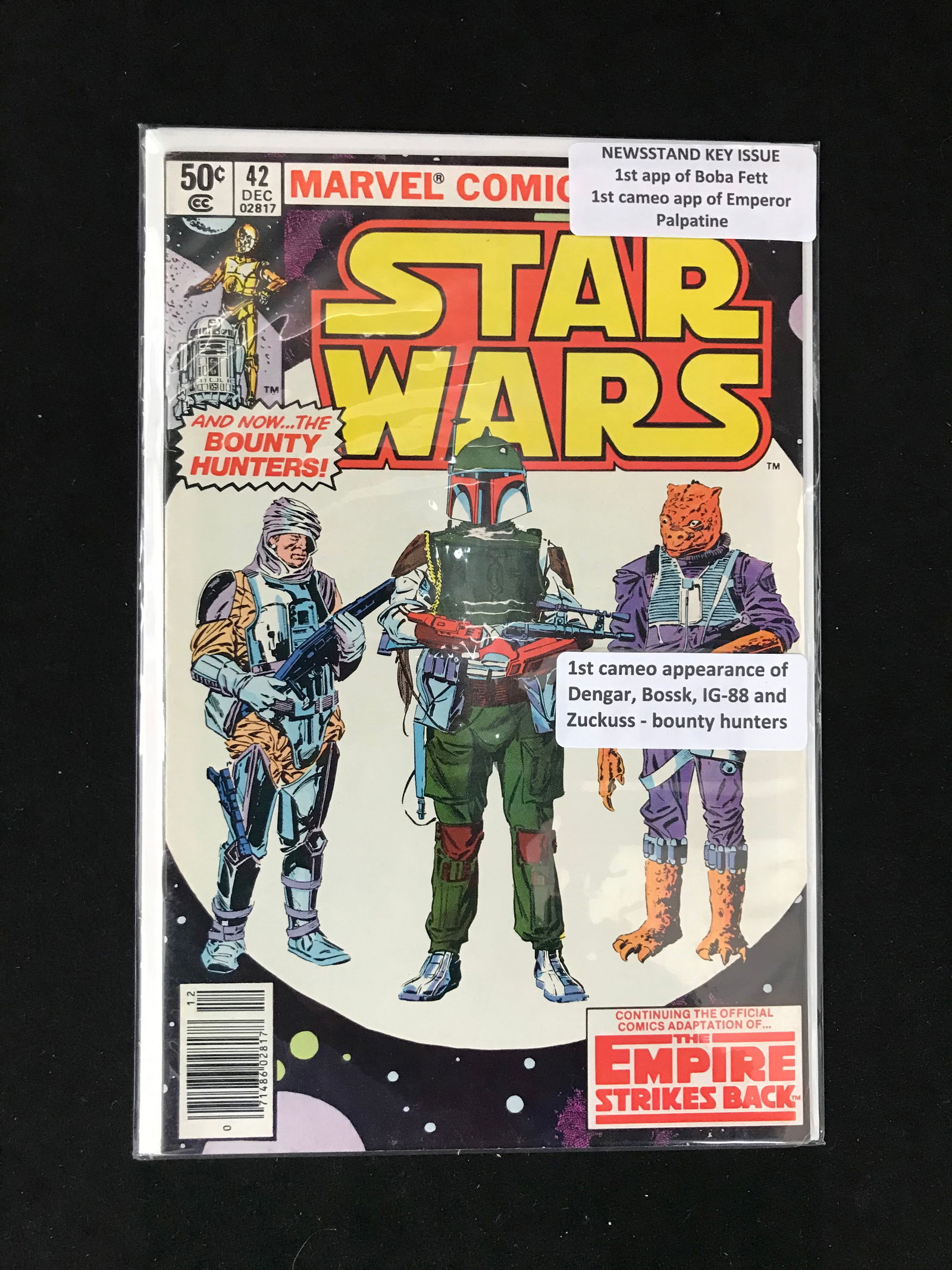 MARVEL COMICS NO.42 STAR WARS (MANY 1ST APPS AND CAMEOS) (1 of 1)