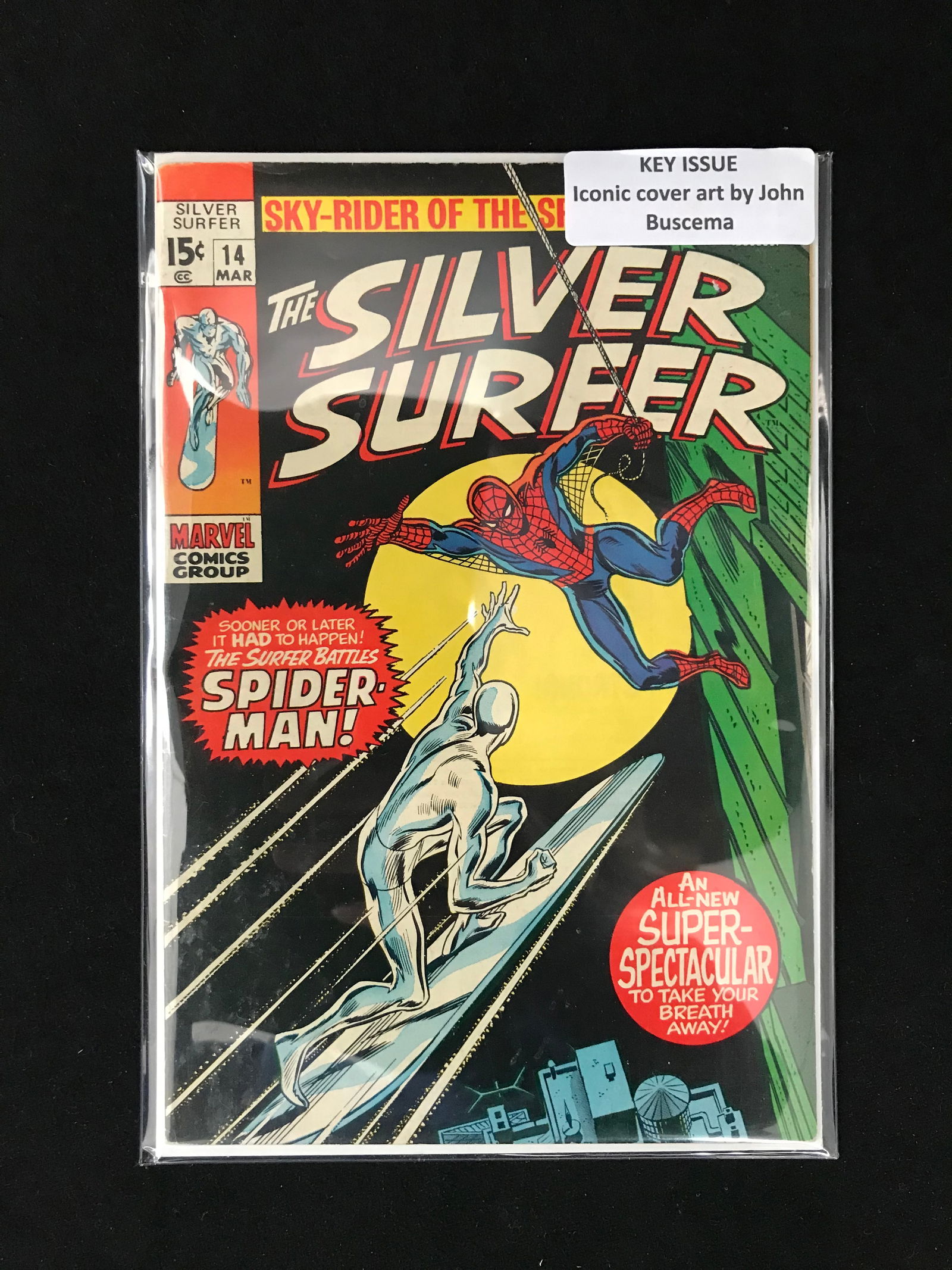 MARVEL COMICS NO.14 THE SILVER SURFER (COVER ART BY JOHN BUSCEMA) (1 of 1)