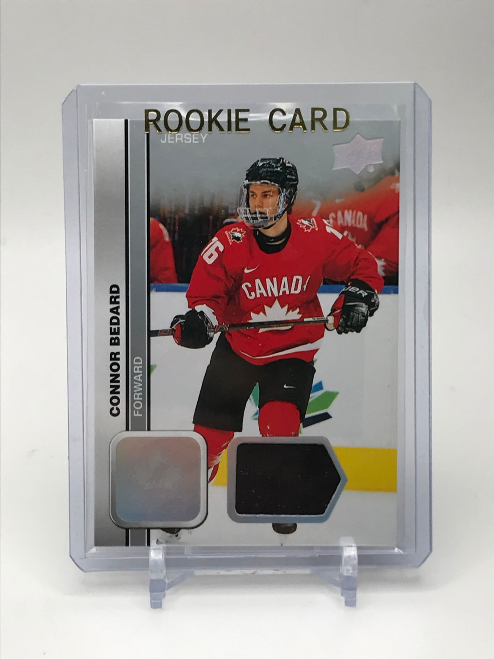 2023 TEAM CANADA  JUNIORS NO.8 CONNOR BEDARD PATCH ROOKIE (1 of 2)
