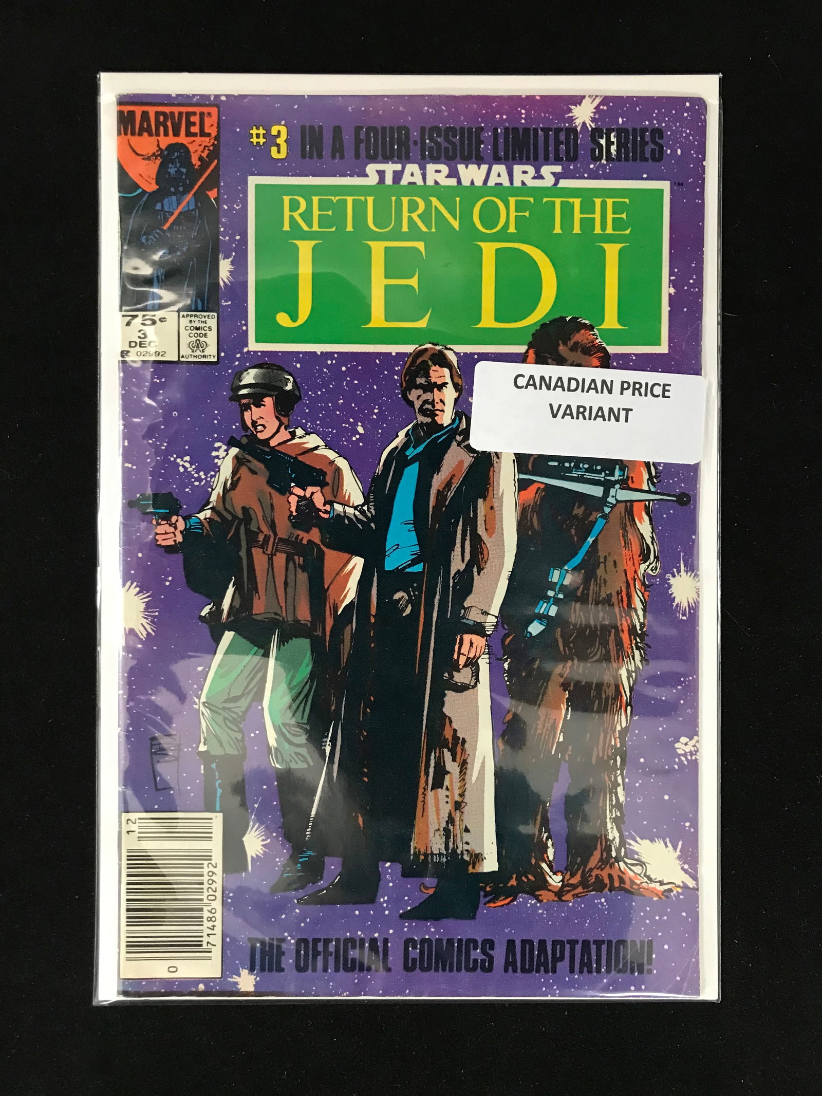 MARVEL COMICS NO.3 STAR WARS RETURN OF THE JEDI (1 of 1)