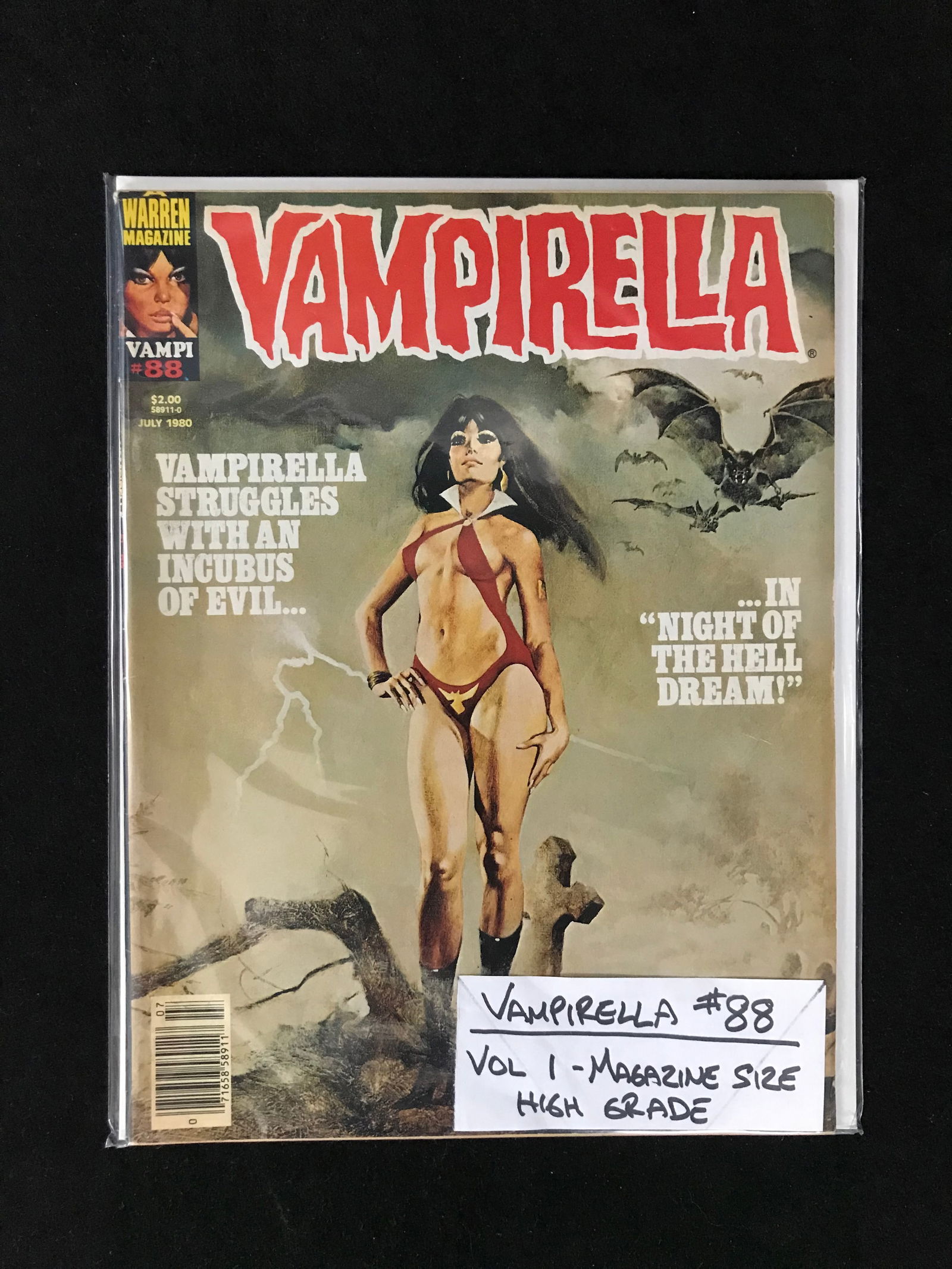 A WARREN MAGAZINE NO.88 VAMPIRELLA (1 of 1)