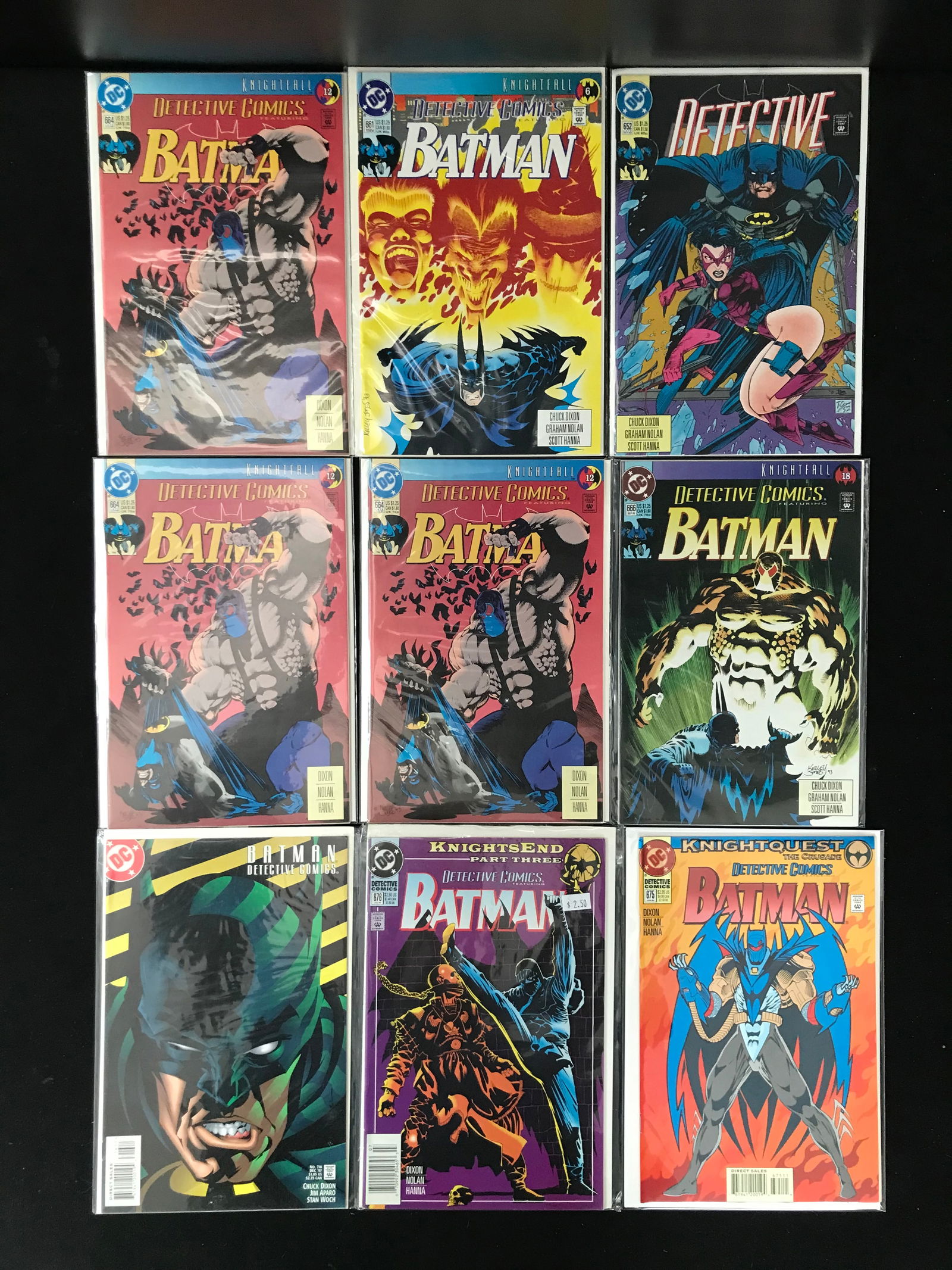 LOT OF 9 BATMAN COMICS (MARVEL COMICS) (1 of 1)