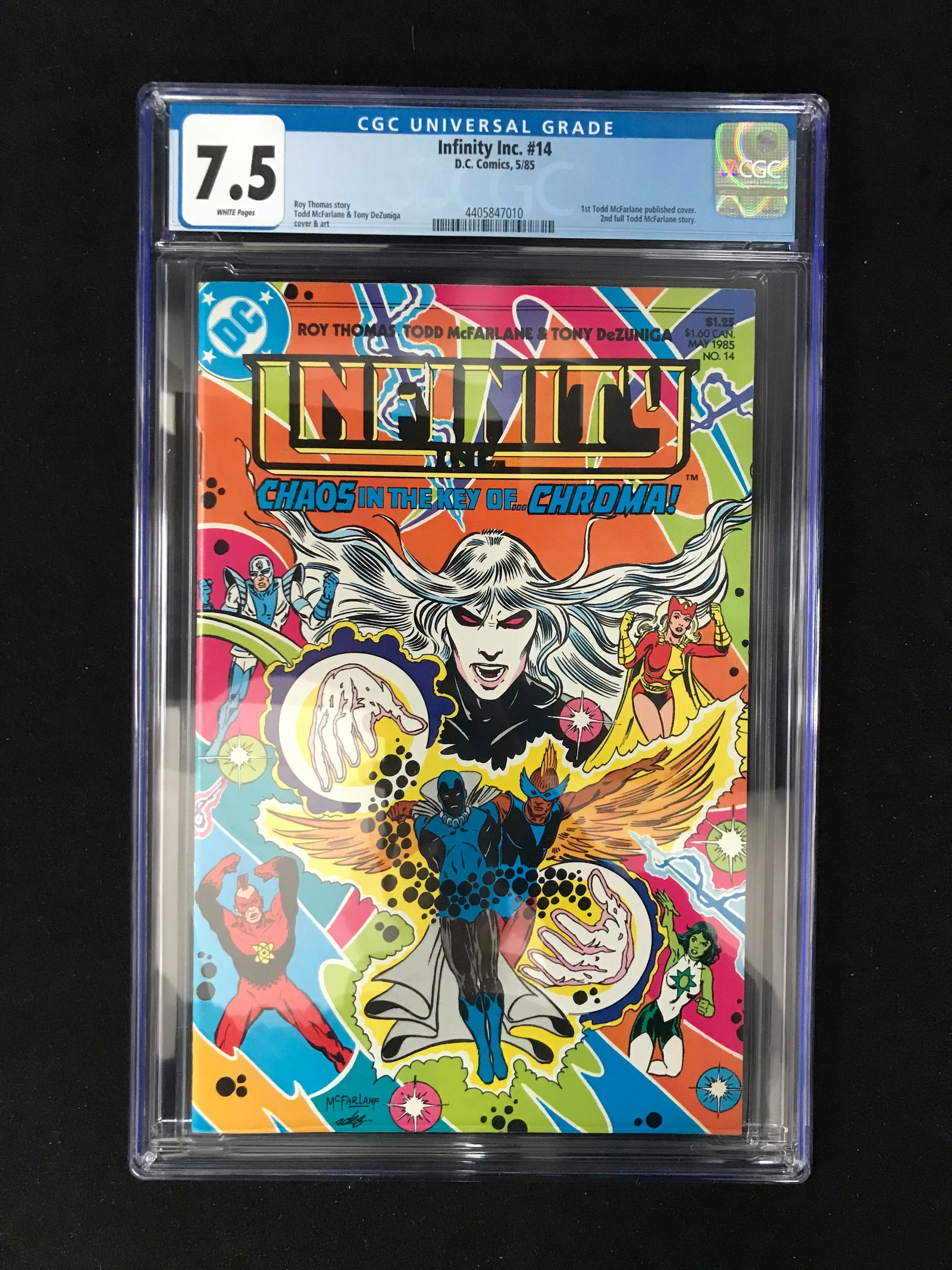 1DC COMCIS NO.14 INFINITY INC CGC GRADED 7.5 (1 of 1)