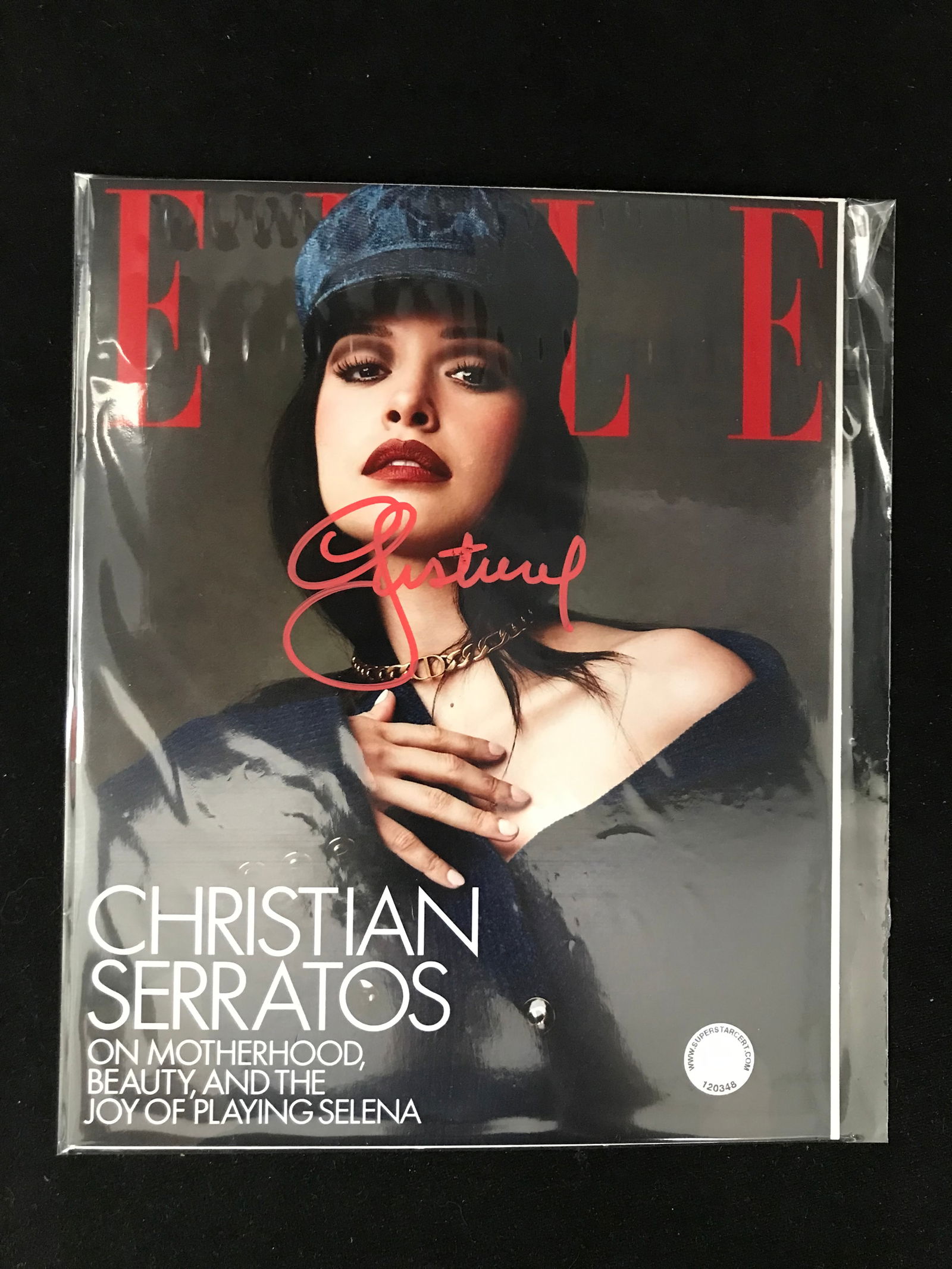 CHRISTIAN SERRATOS SIGNED 8X10 PHOTO SUPER STAR COA (1 of 1)