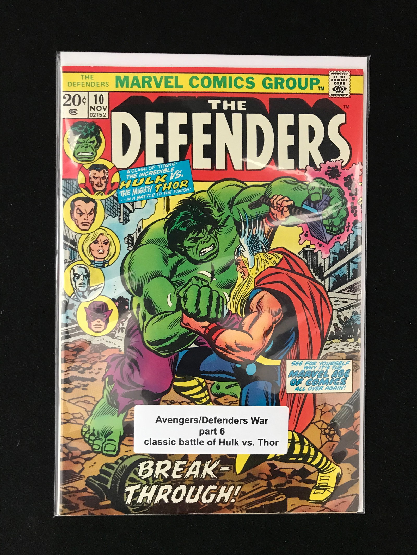 MARVEL COMICS THE DEFENDERS NO.10: Prices are in Canadian dollars