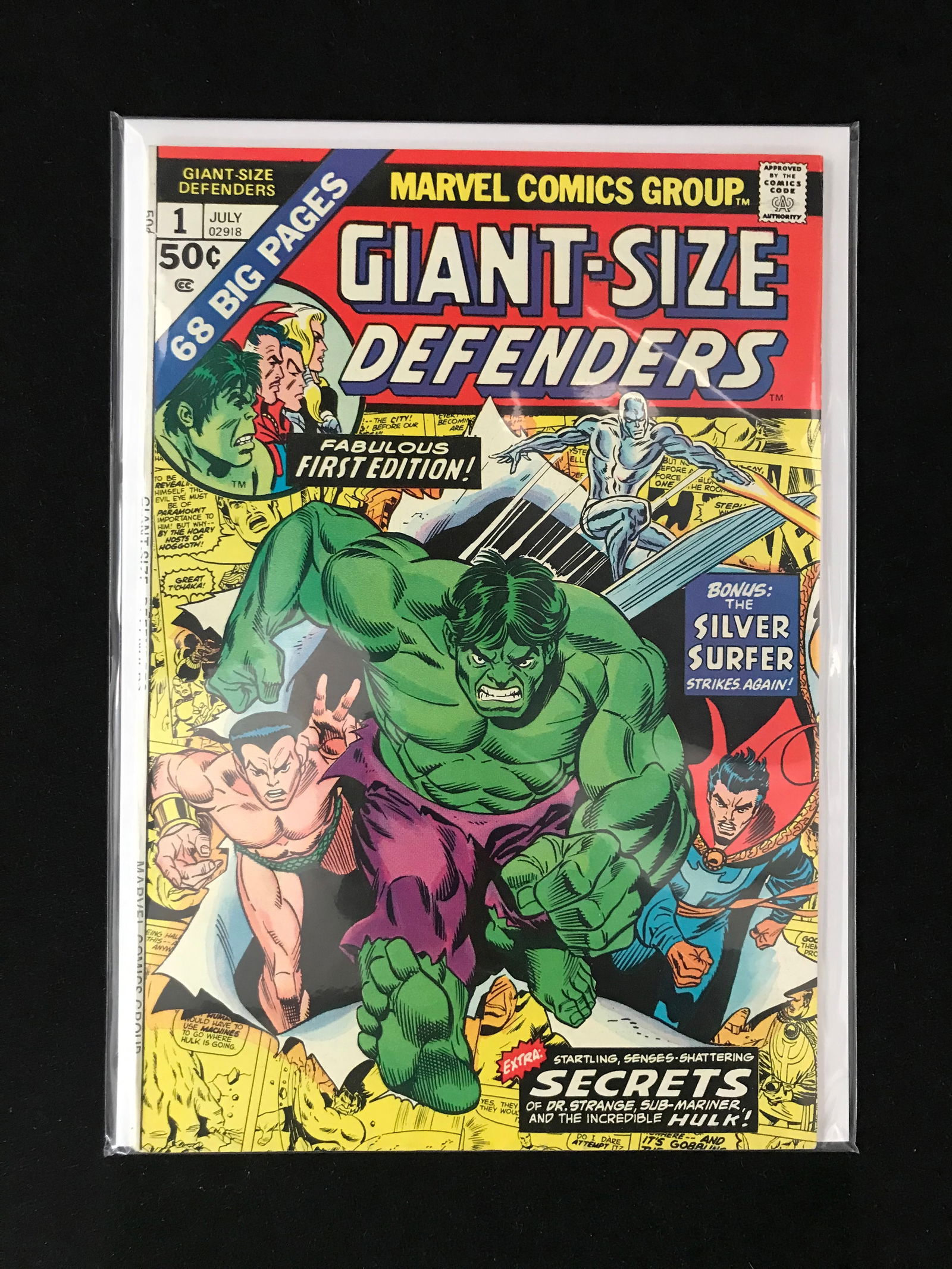 MARVEL COMICS GIANT SIZE DEFENDERS NO.1 (1 of 1)
