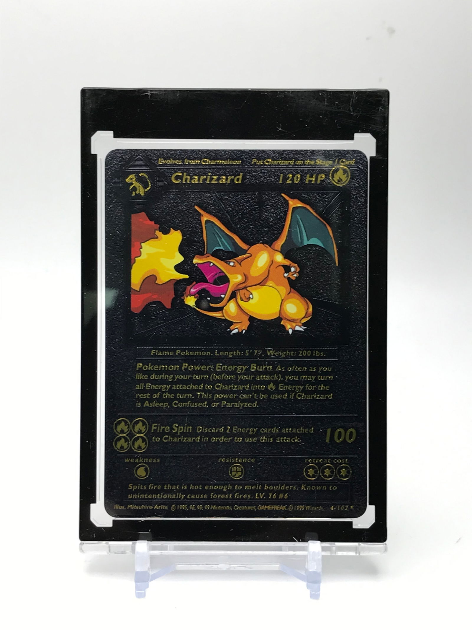 CHARIZARD CUSTOM POKEMON CARD (1 of 2)