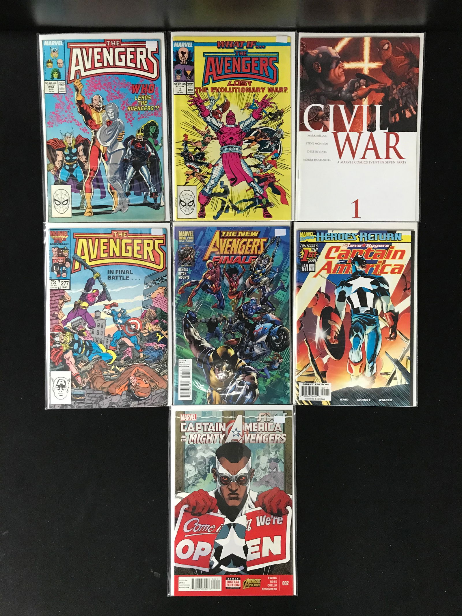 MARVEL COMICS THE AVENGERS COMIC BOOK LOT (1 of 1)