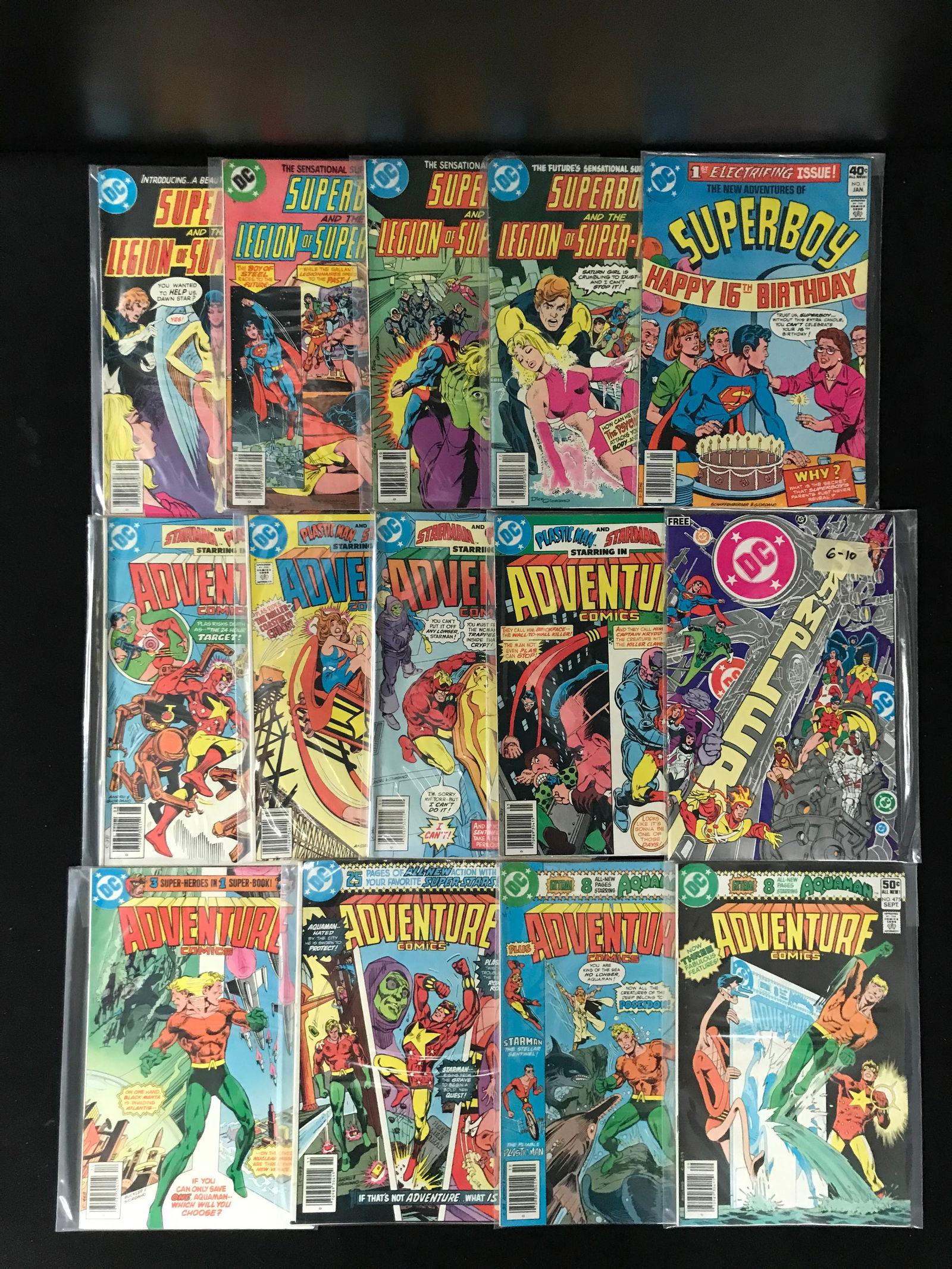 DC COMICS ADVENTURE COMIC BOOK LOT (1 of 1)