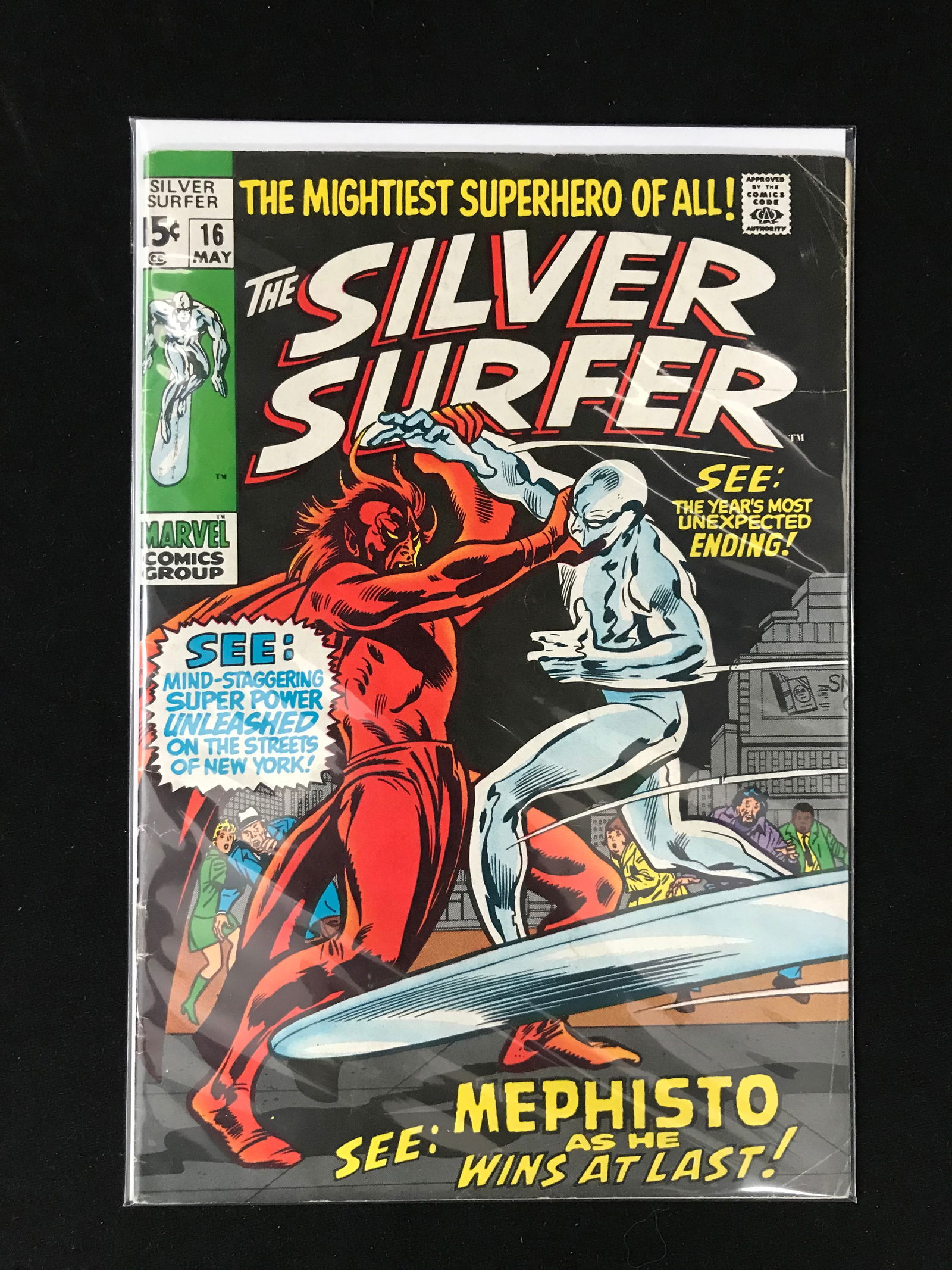 MARVEL COMICS NO.16 THE SILVER SURFER (1 of 1)